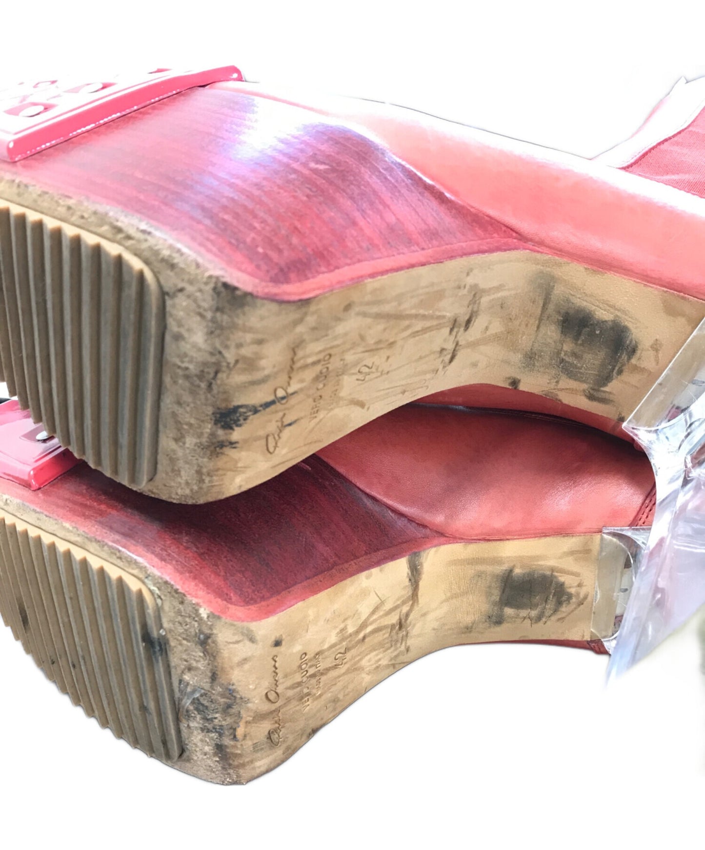 [Pre-owned] RICK OWENS Grill Kissing Boots RU01B1825