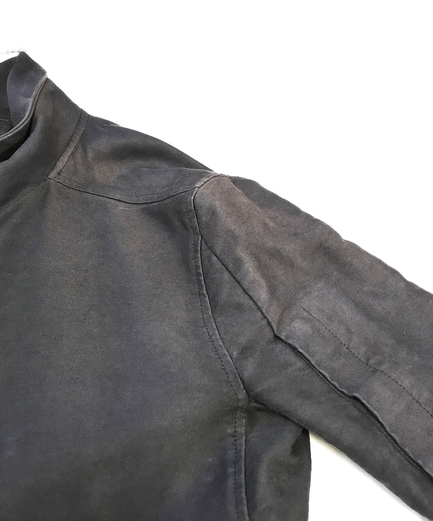 [Pre-owned] RICK OWENS long coat with a switched collar RU 6757