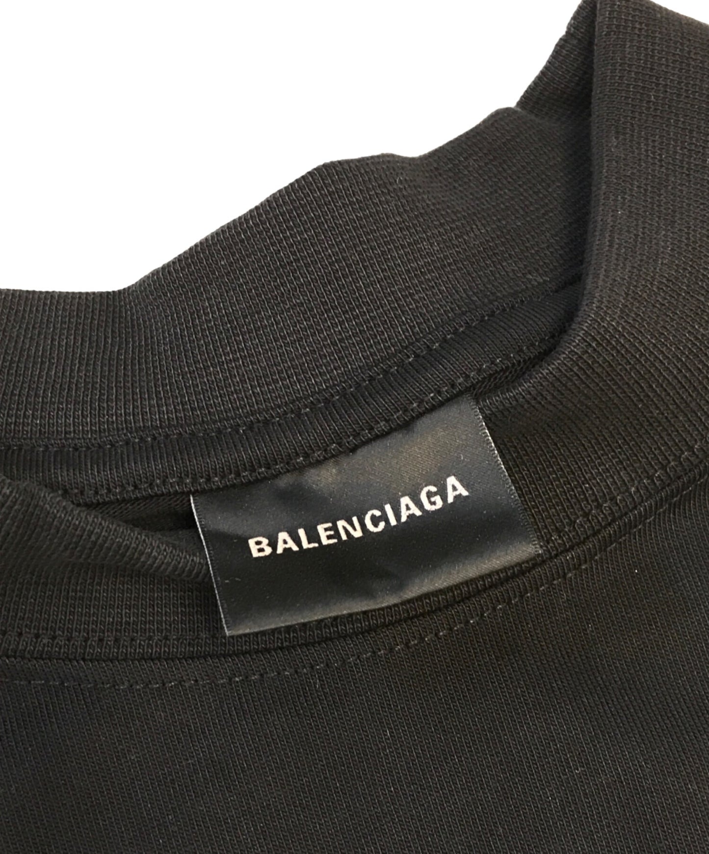 [Pre-owned] BALENCIAGA Mirror Logo Print T-Shirt vl03 764235 tnvr2 1070