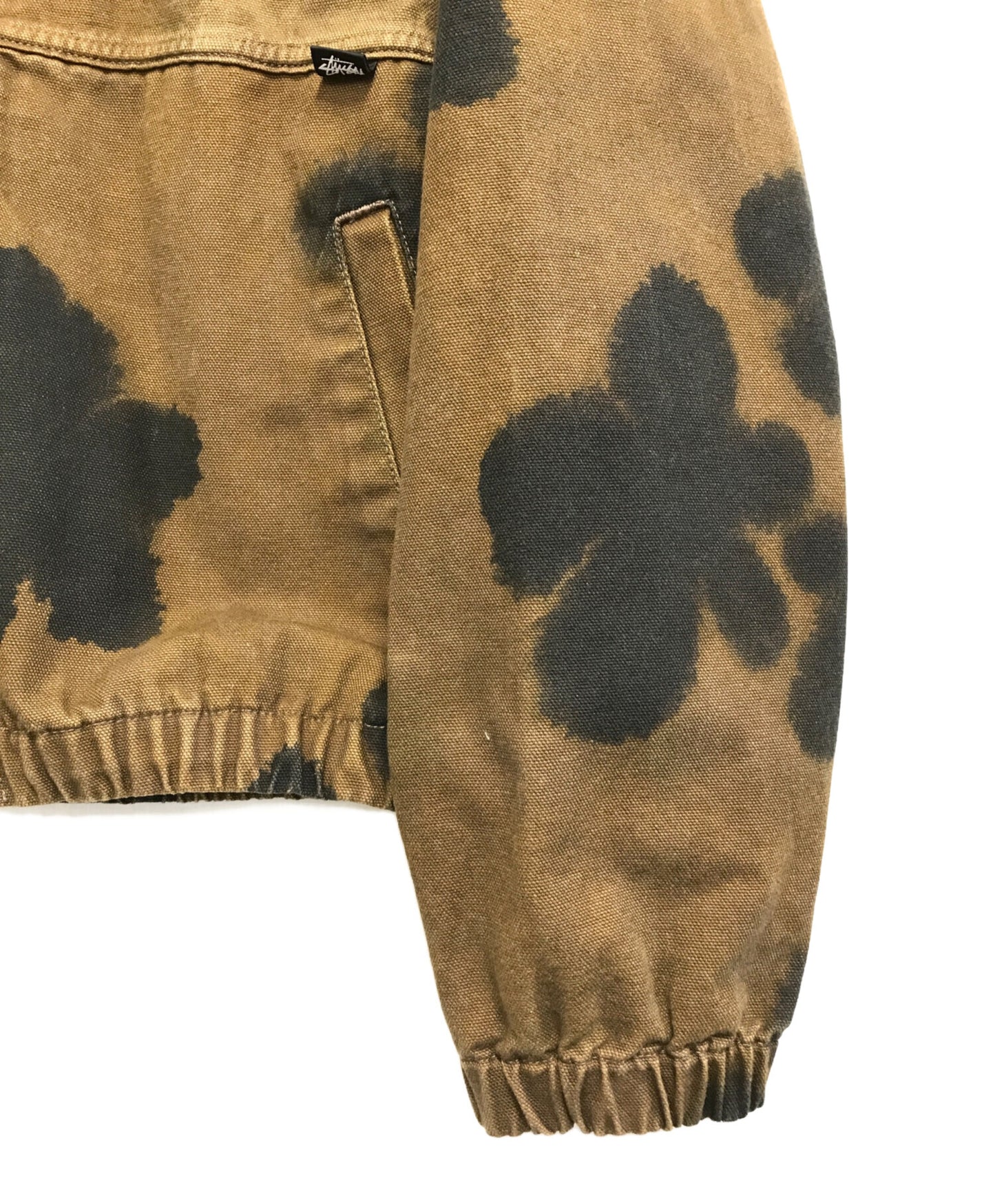 [Pre-owned] stussy FLORAL DYE WORK JACKET