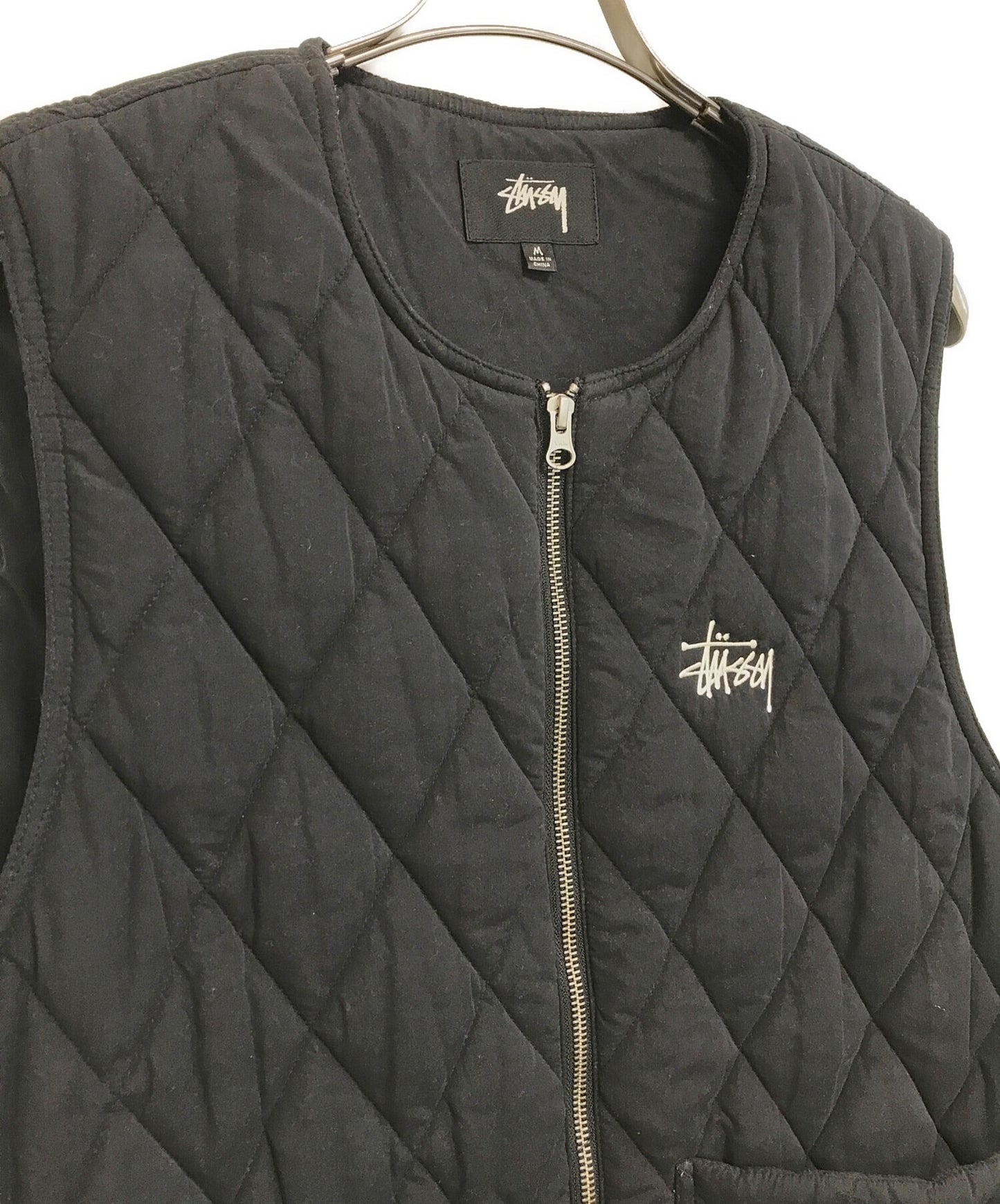 [Pre-owned] stussy DIAMOND QUILTED VEST
