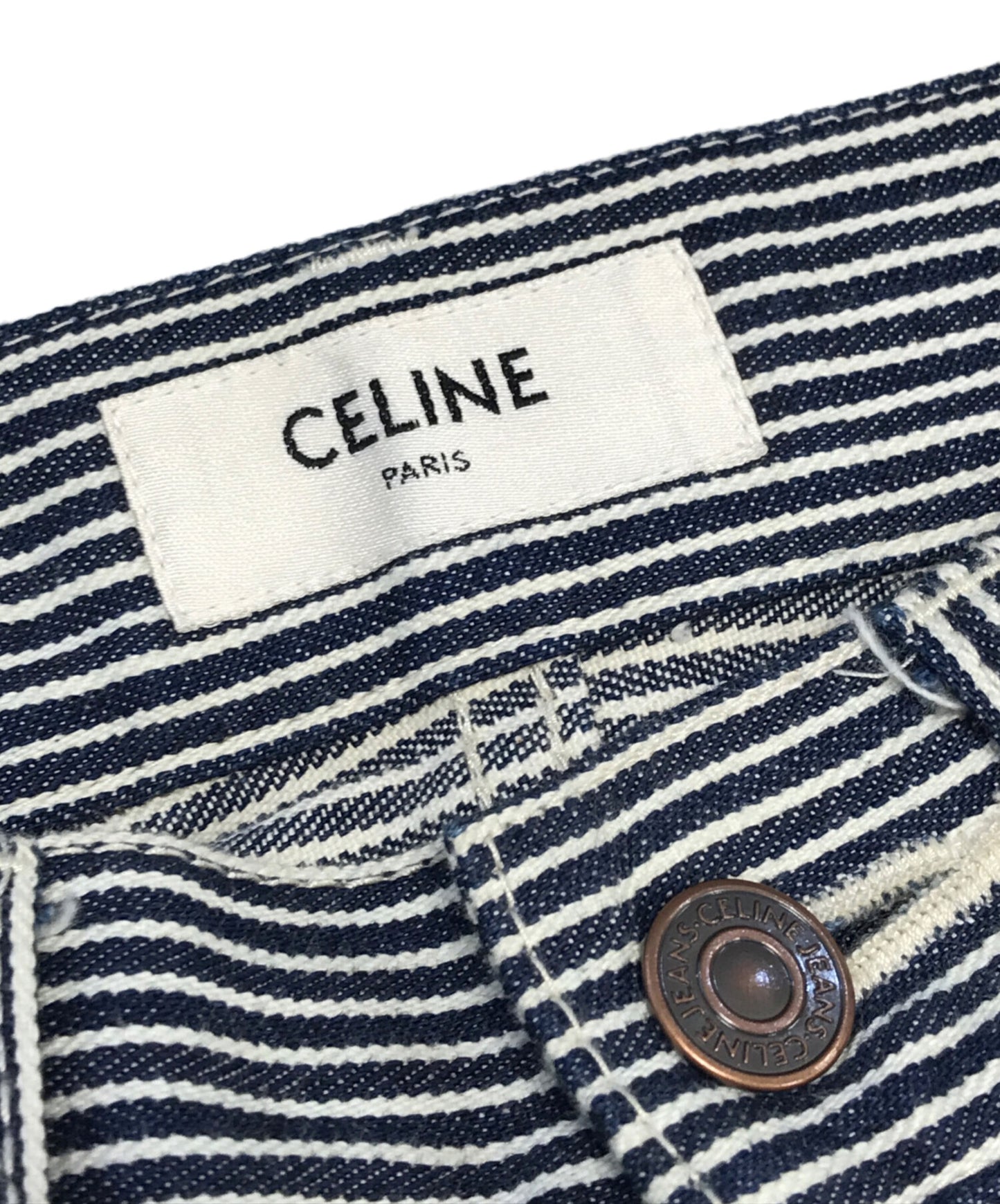 [Pre-owned] CELINE Hickory Stripe Pants