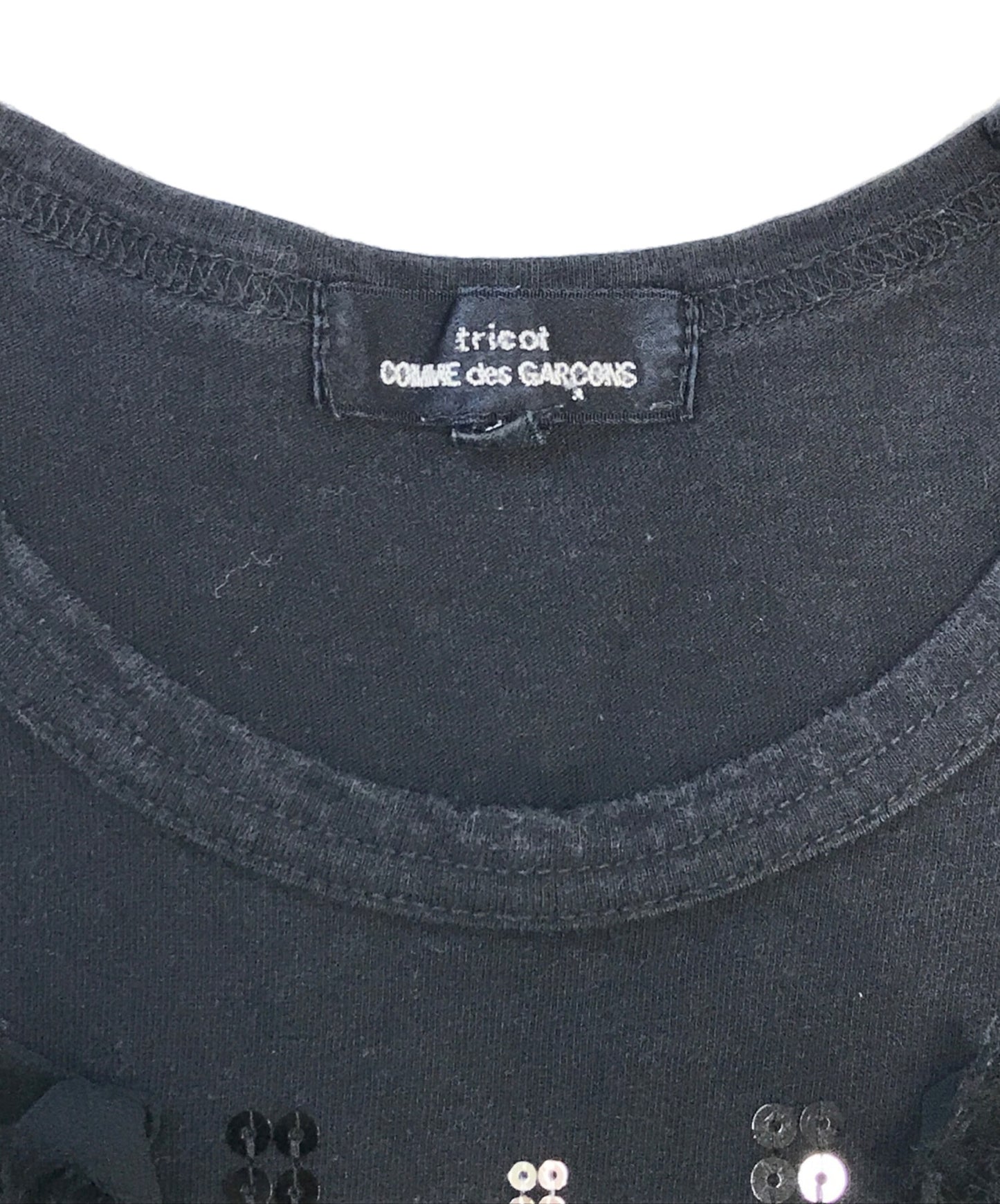 [Pre-owned] tricot COMME des GARCONS Sequined T-shirts TH-T039