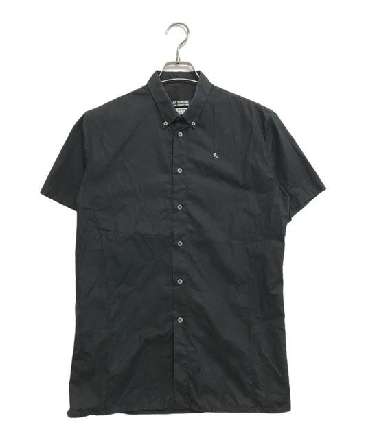 [Pre-owned] RAF SIMONS Short-sleeved shirt with embroidered logo on chest