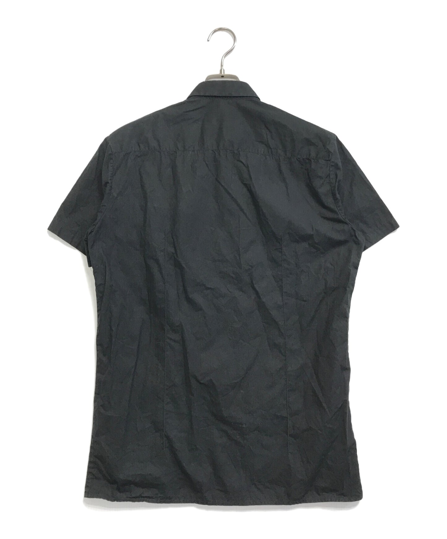 [Pre-owned] RAF SIMONS Short-sleeved shirt with embroidered logo on chest