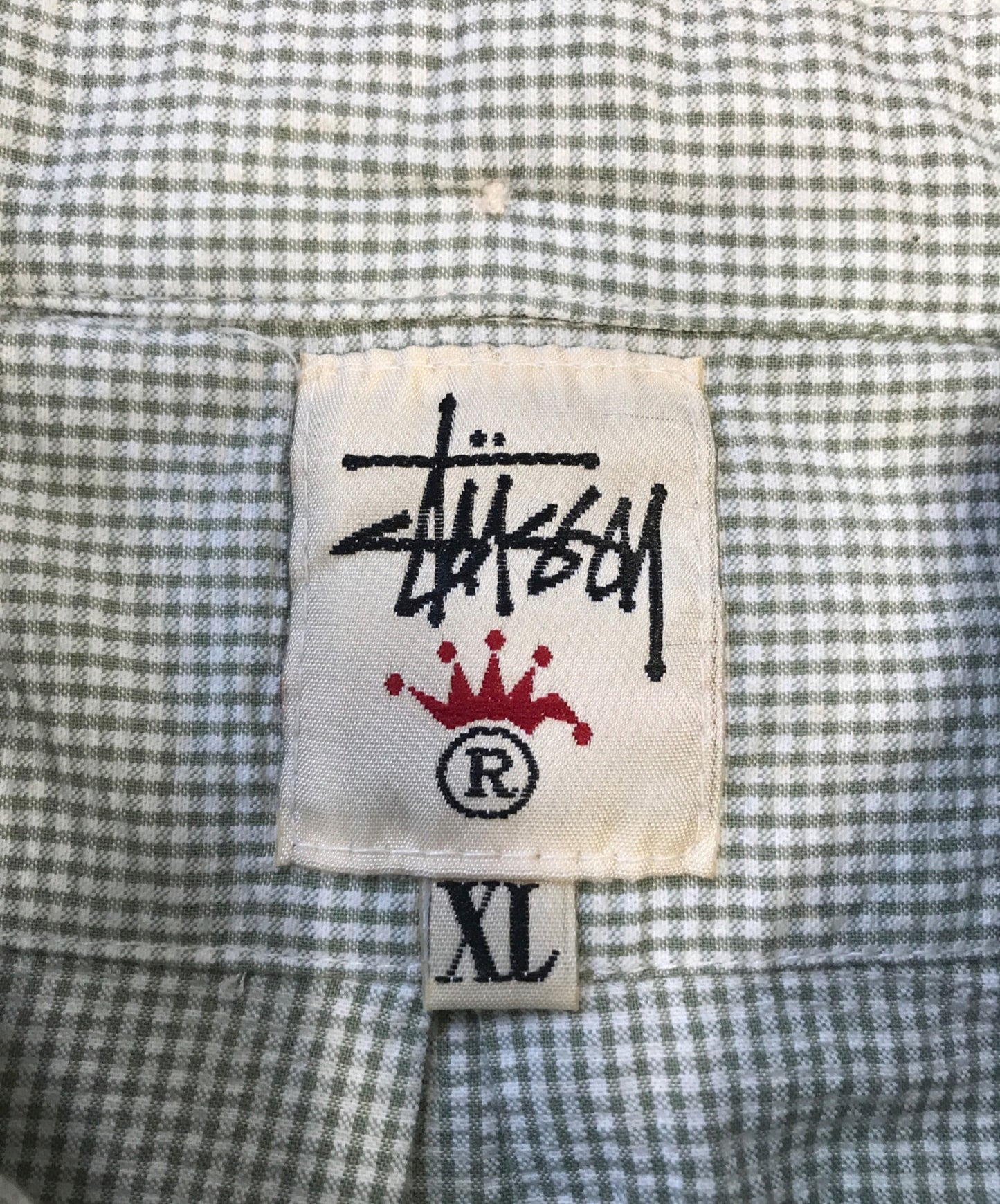 [Pre-owned] stussy Seersucker S/S Shirt