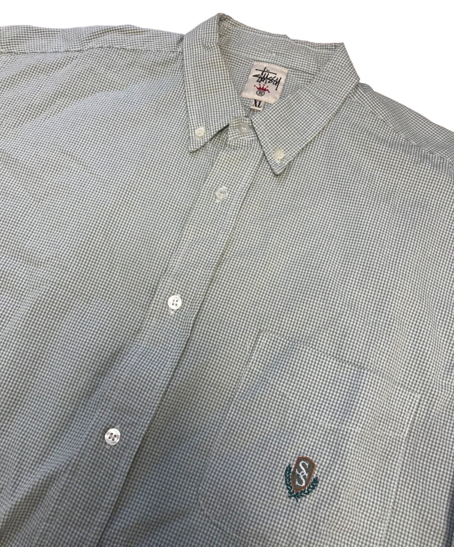 [Pre-owned] stussy Seersucker S/S Shirt