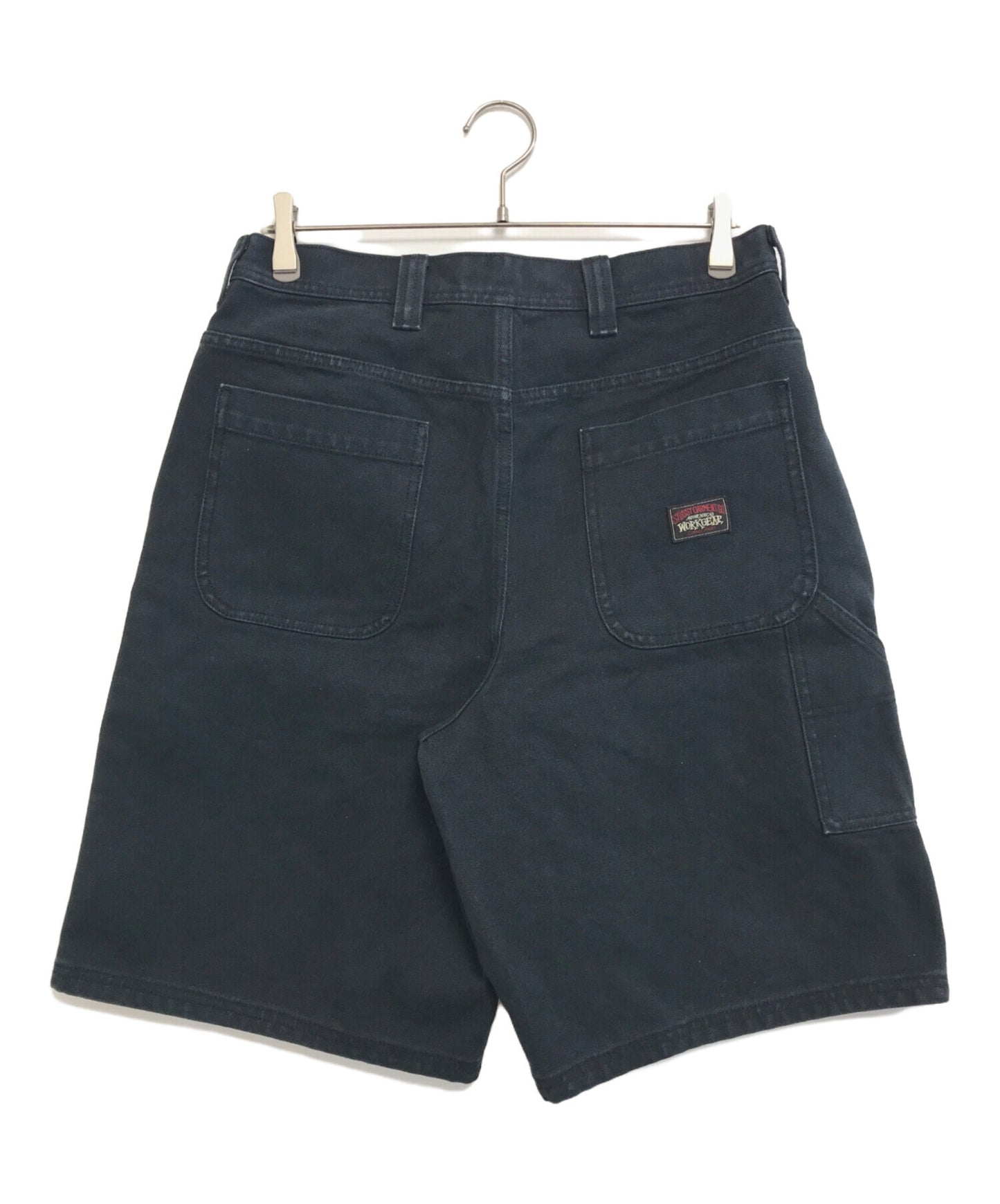 [Pre-owned] stussy washed canvas work short