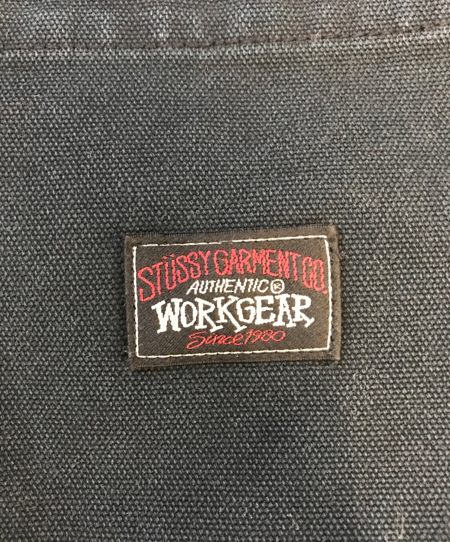 [Pre-owned] stussy washed canvas work short