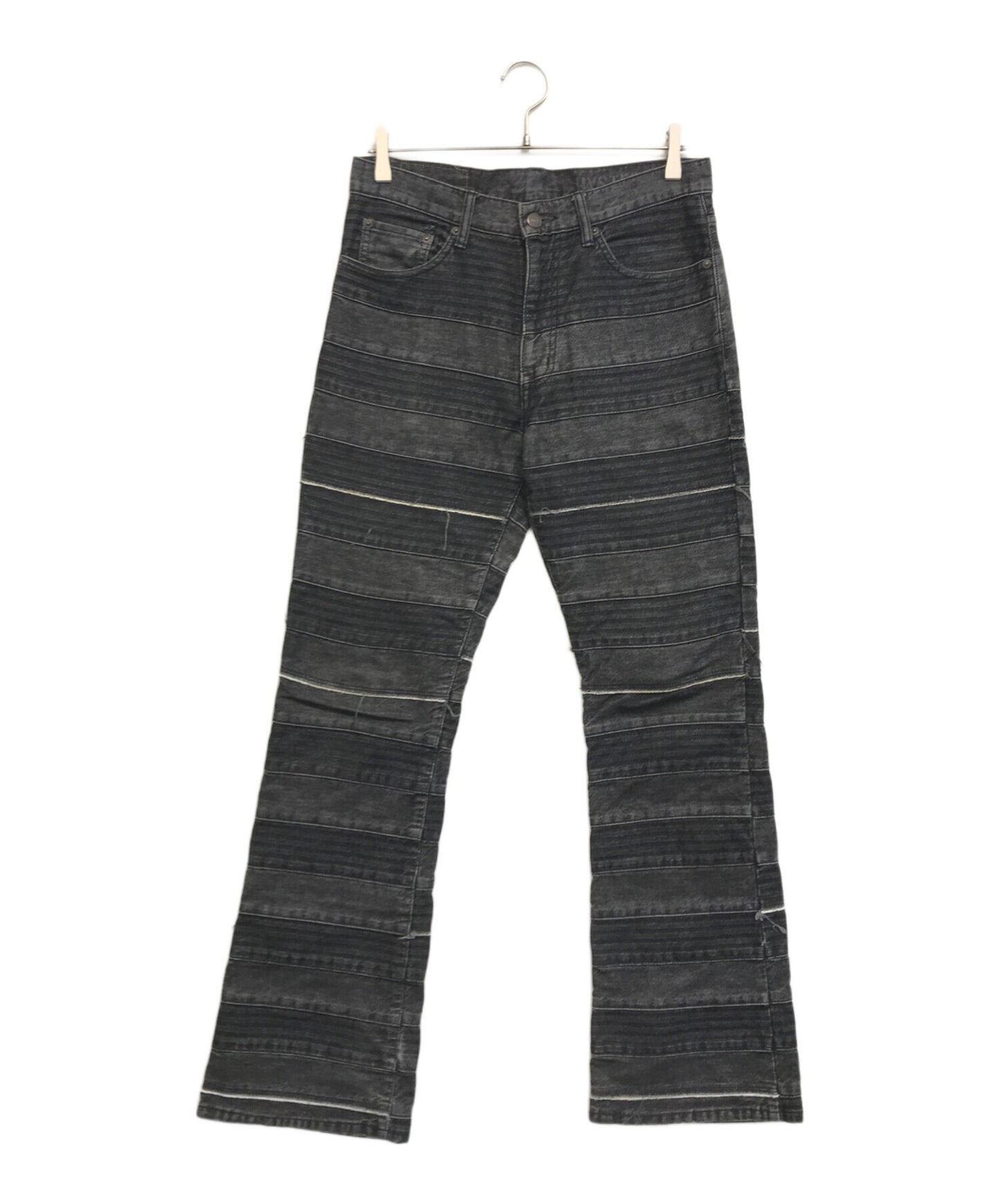 [Pre-owned] Hysteric Glamour Scratch Flare Denim 02212AP01