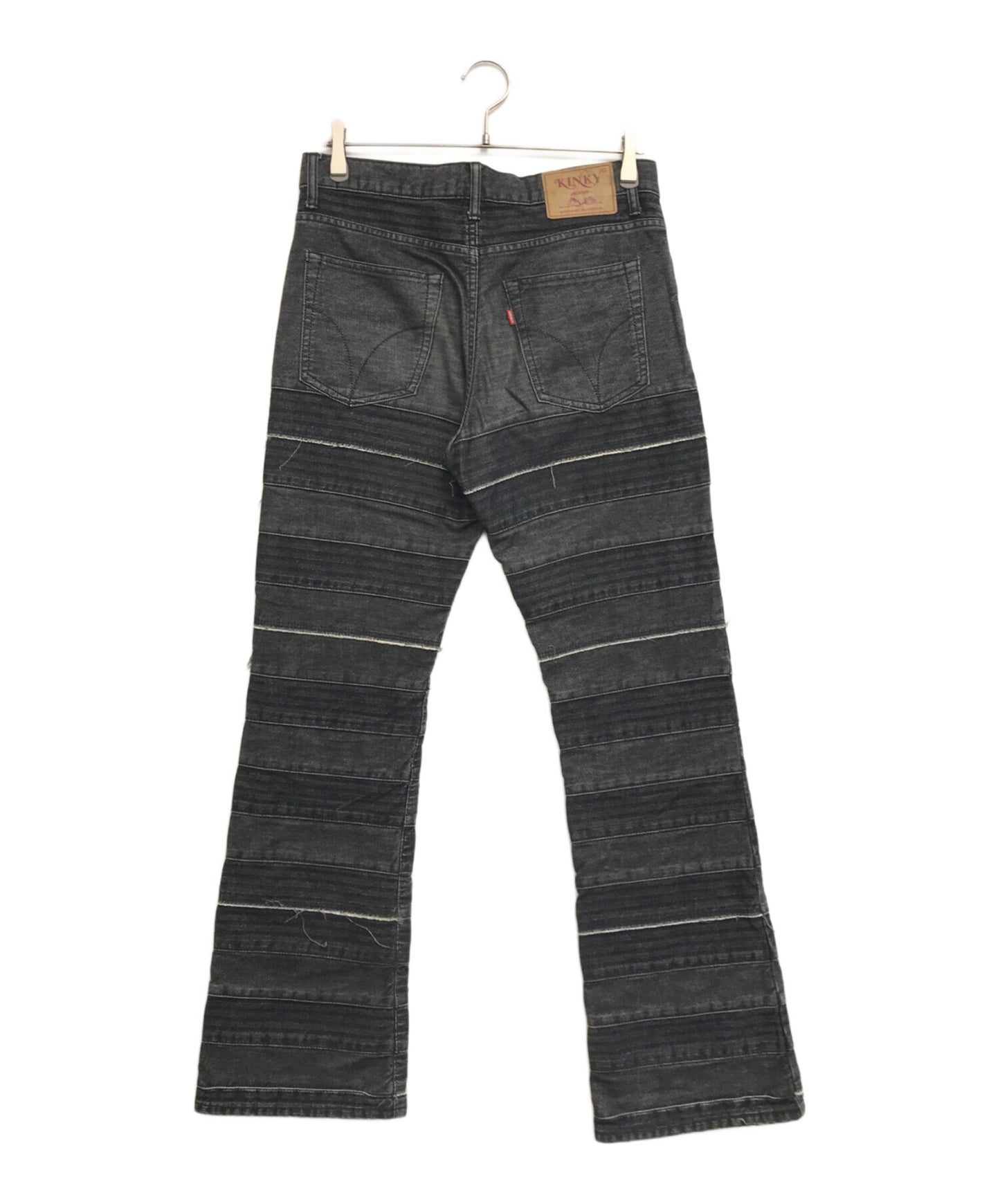 [Pre-owned] Hysteric Glamour Scratch Flare Denim 02212AP01
