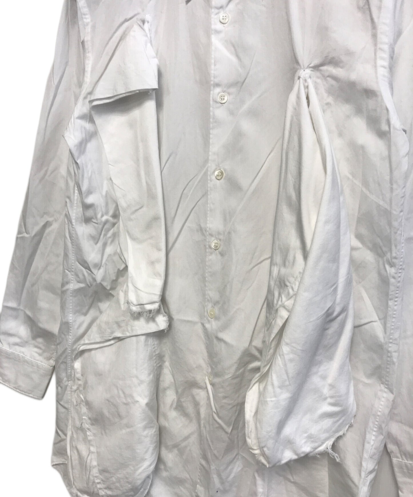[Pre-owned] COMME des GARCONS HOMME PLUS Switching Long Dress Shirt PO-B023