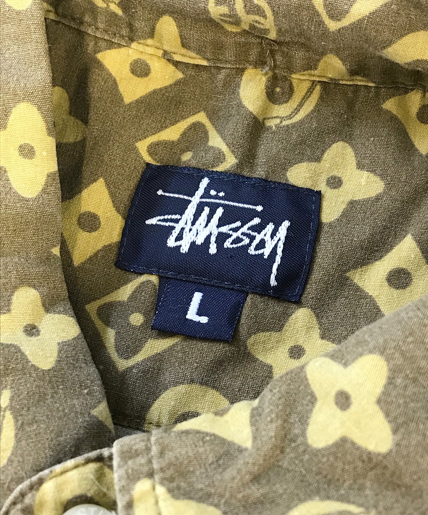 [Pre-owned] stussy short-sleeved button-down shirt