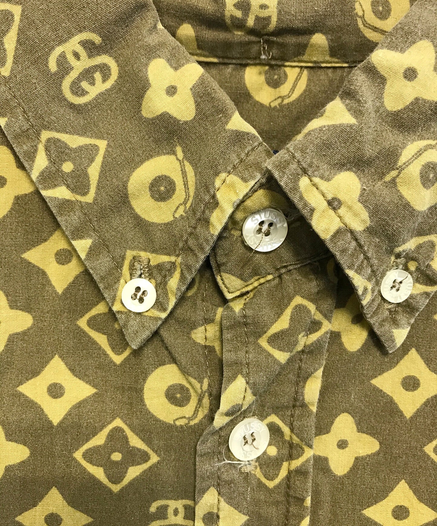 [Pre-owned] stussy short-sleeved button-down shirt