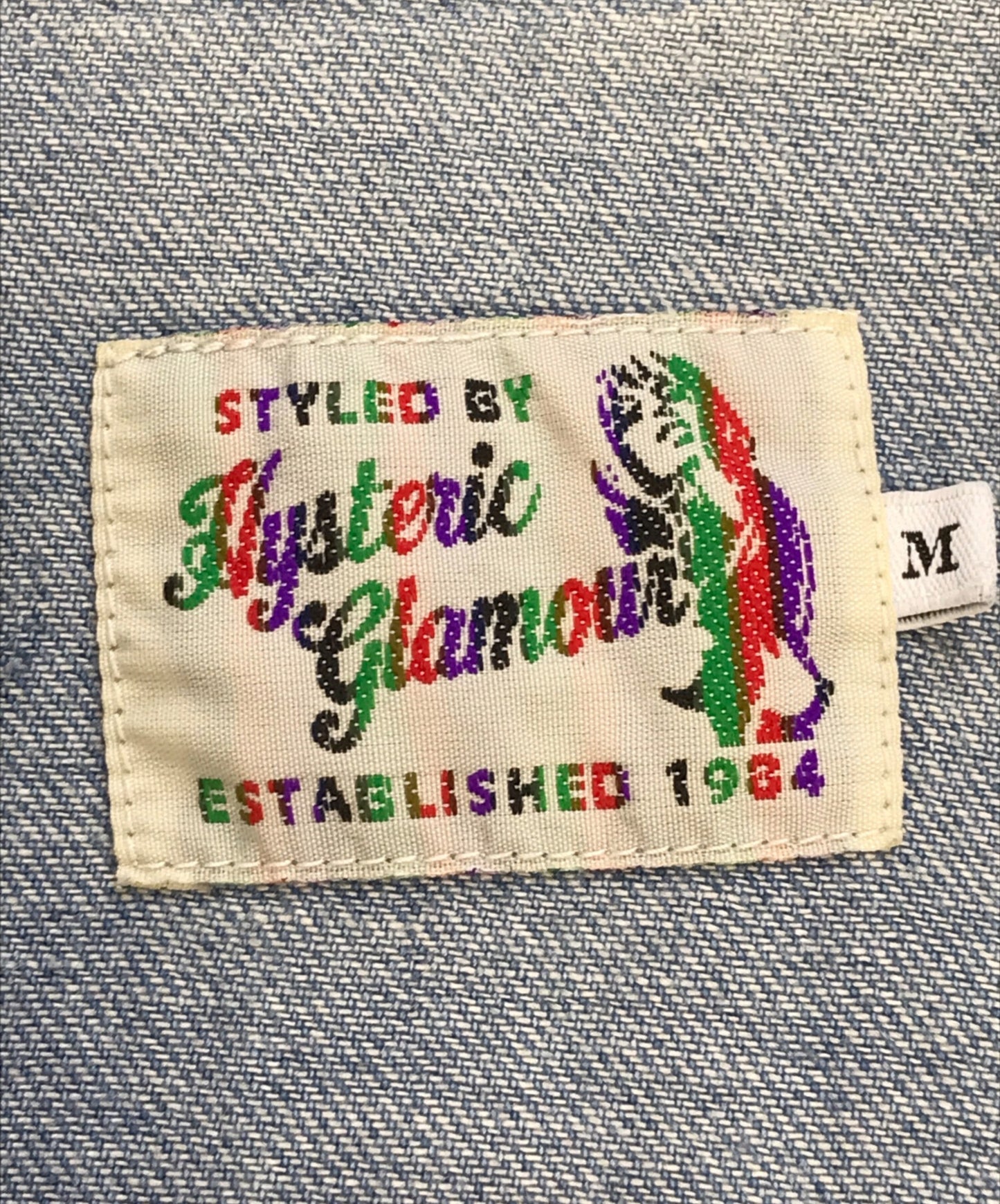 [Pre-owned] Hysteric Glamour patch dungaree shirt 01191AH11