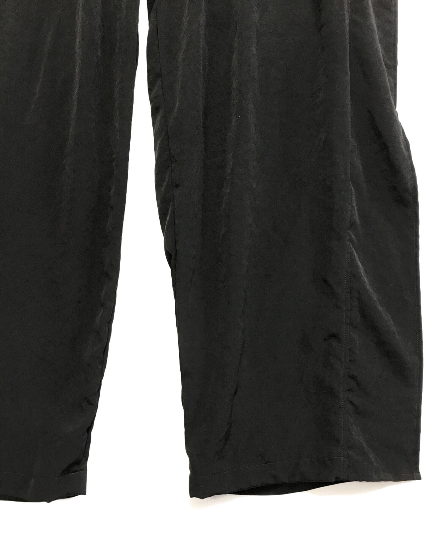 [Pre-owned] GROUND Y CREPE DE CHINE SIDE TRIMMED PANTS GO-P14-500