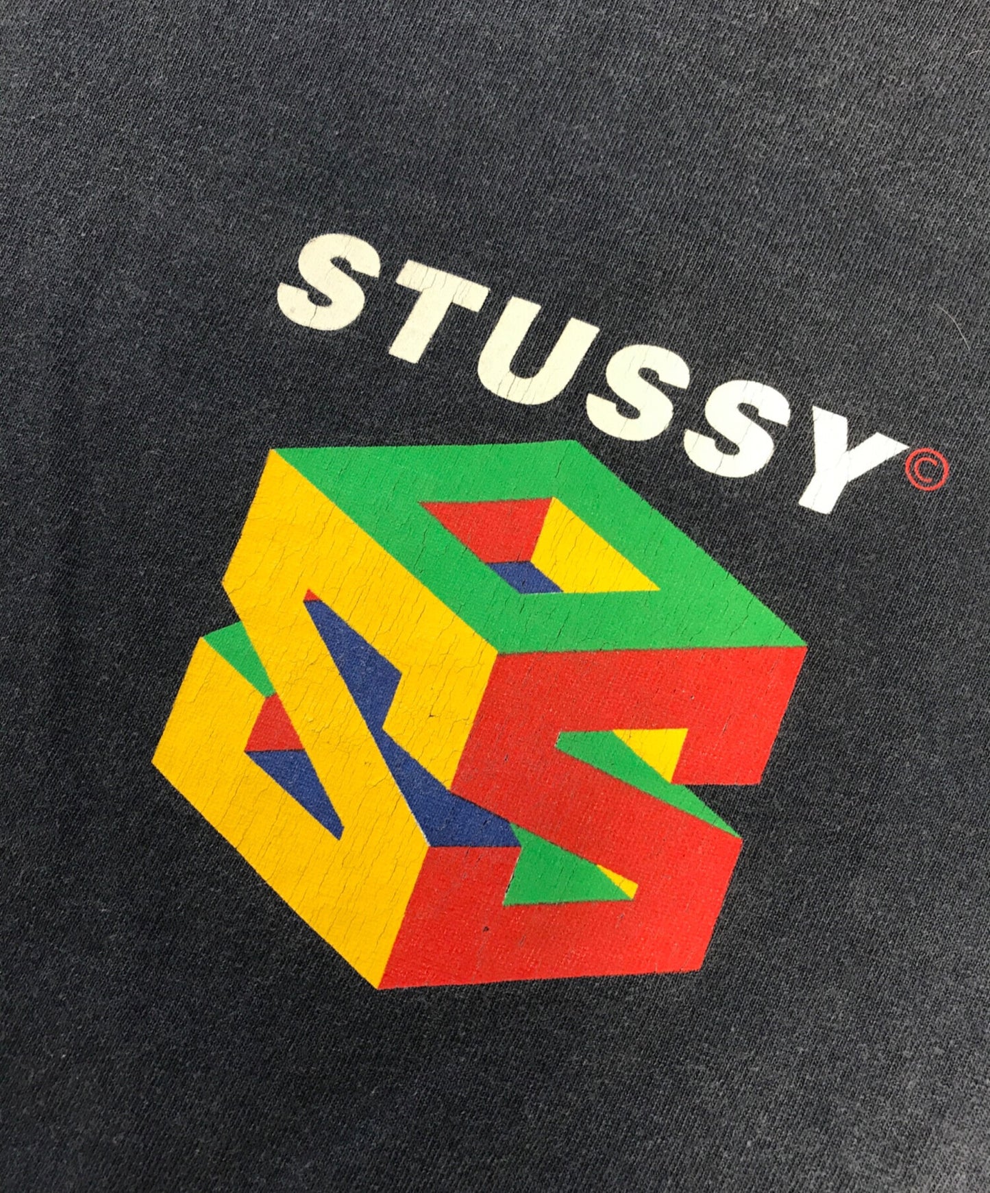[Pre-owned] stussy printed T-shirt