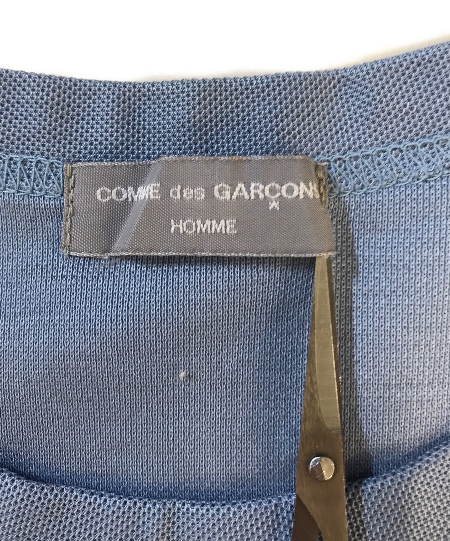 [Pre-owned] COMME des GARCONS HOMME Short-Sleeved T-Shirt in Gobelins Woven HT-100230