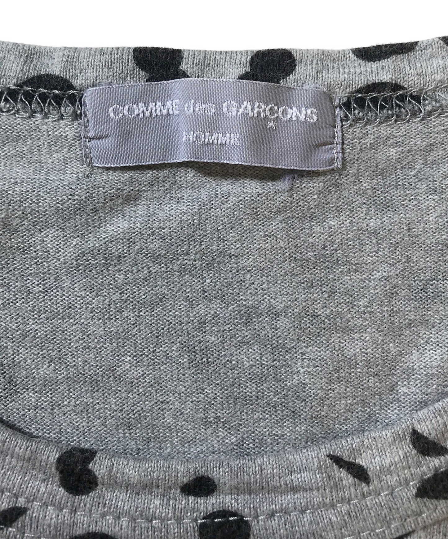[Pre-owned] COMME des GARCONS HOMME Dot Print T-Shirt HK-T005