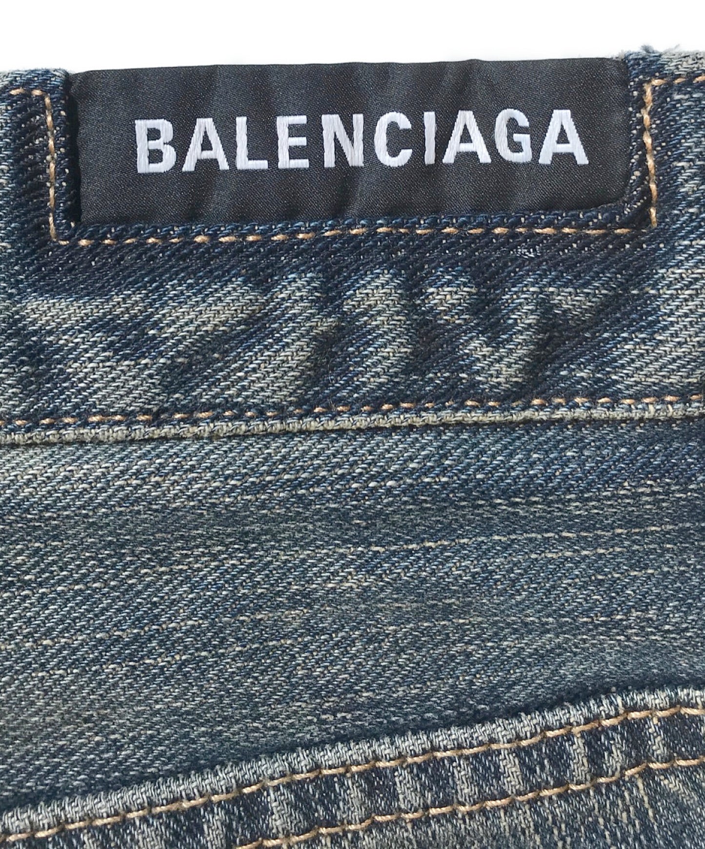 [Pre-owned] BALENCIAGA Washed Bootcut Denim Pants