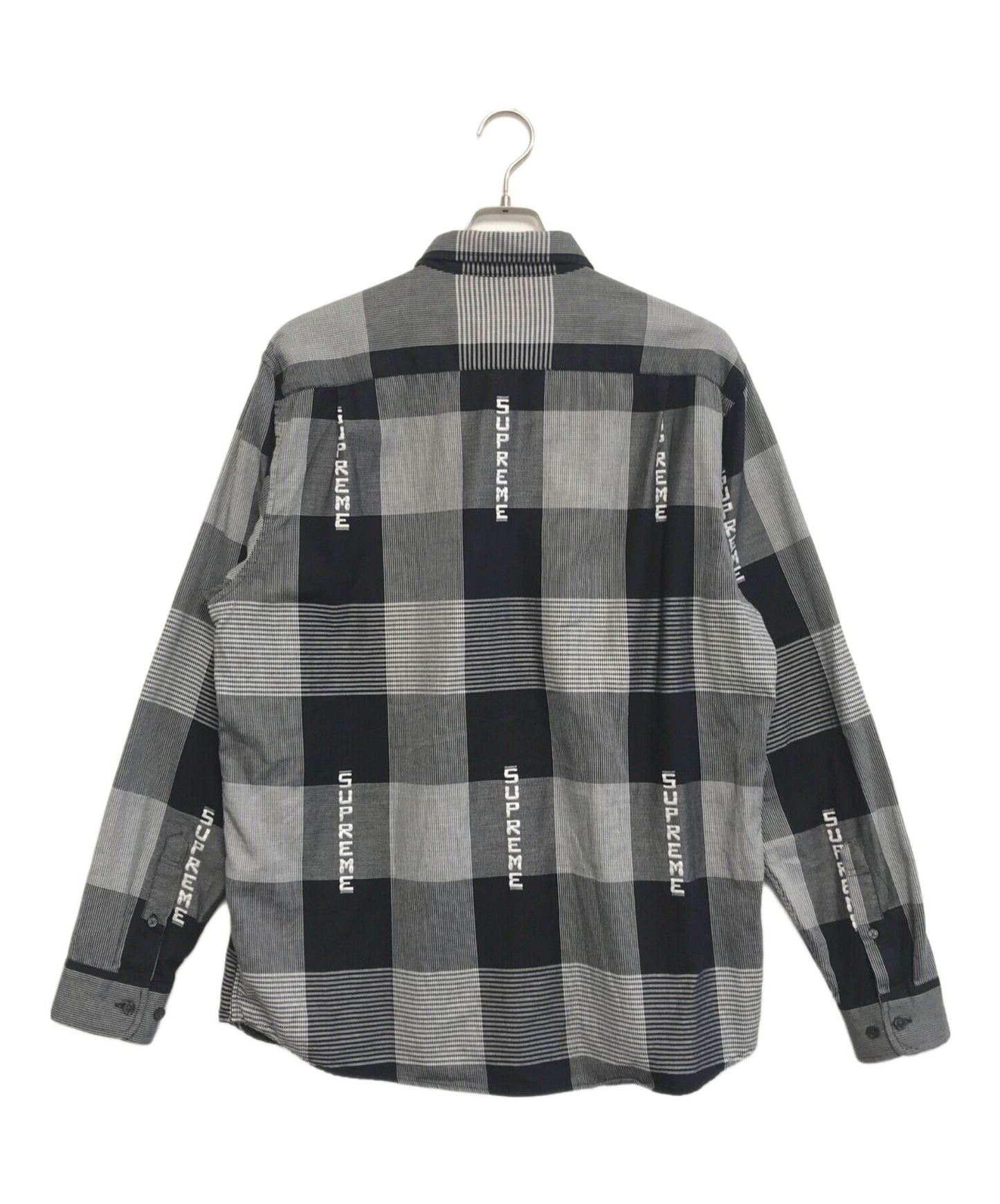 [Pre-owned] SUPREME LOGO PLAID SHIRT