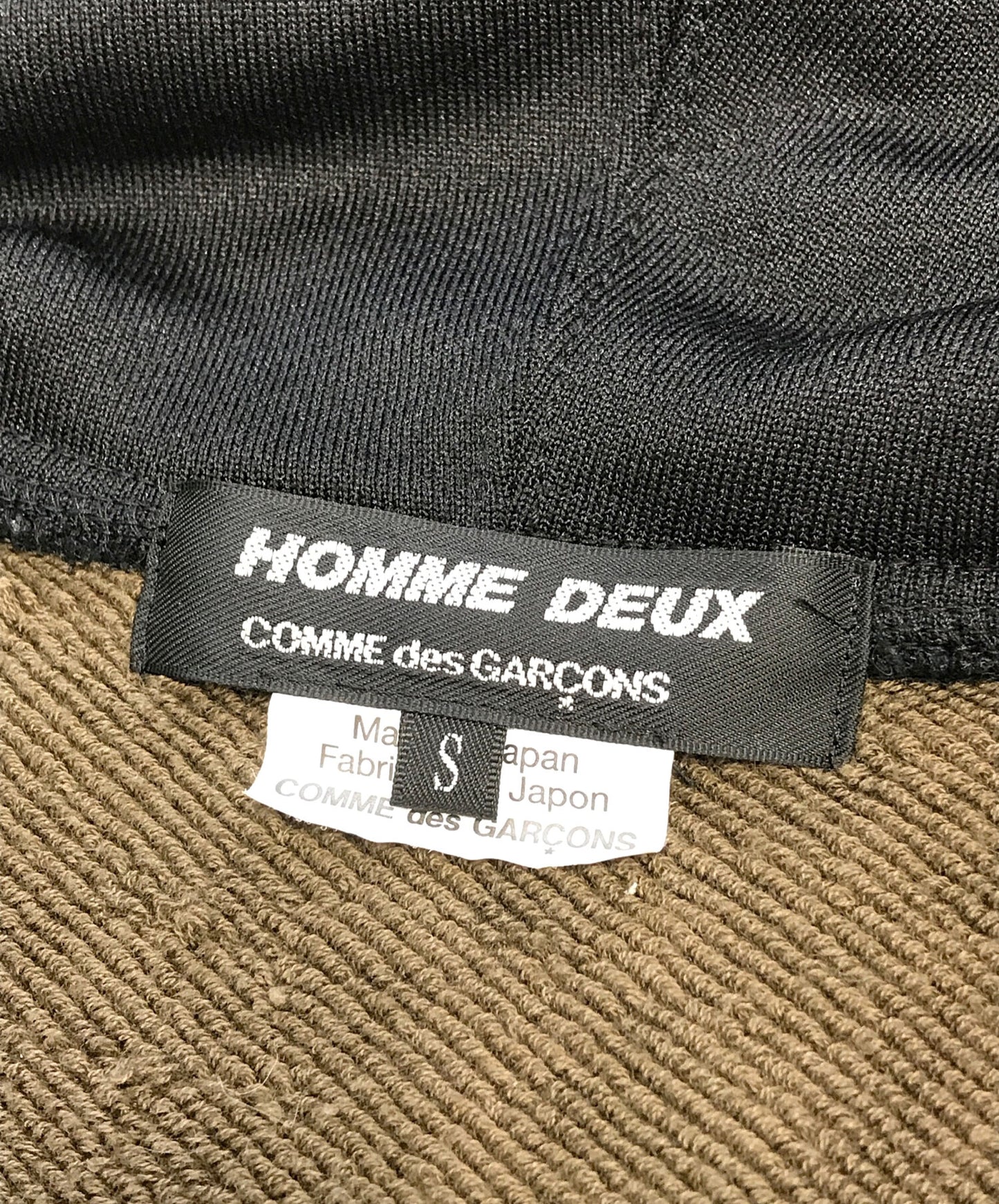 [Pre-owned] COMME des GARCONS HOMME DEUX Convertible Zip Hoodie DL-T002