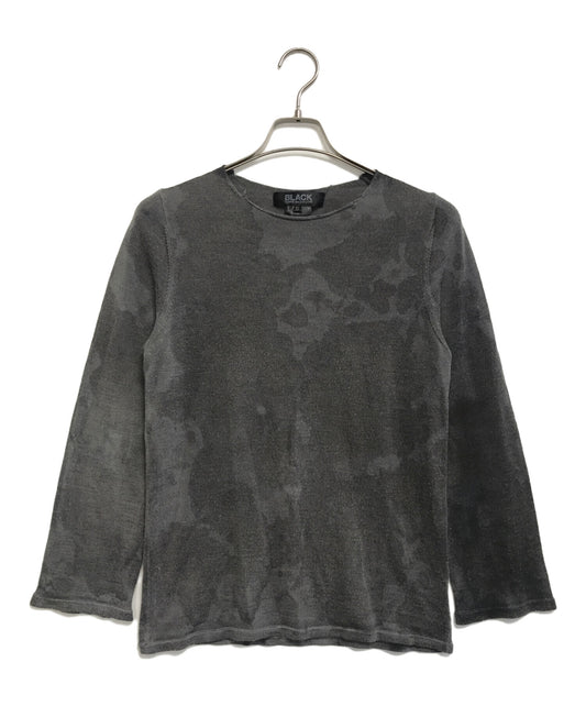 [Pre-owned] BLACK COMME des GARCONS Damaged camouflage knit 1B-N002
