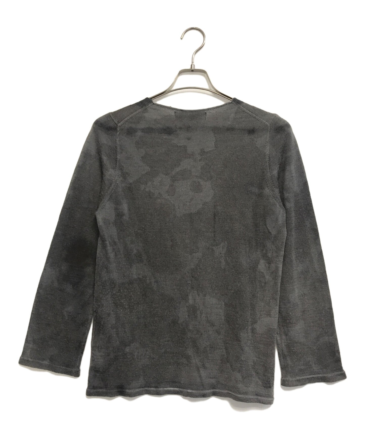 [Pre-owned] BLACK COMME des GARCONS Damaged camouflage knit 1B-N002