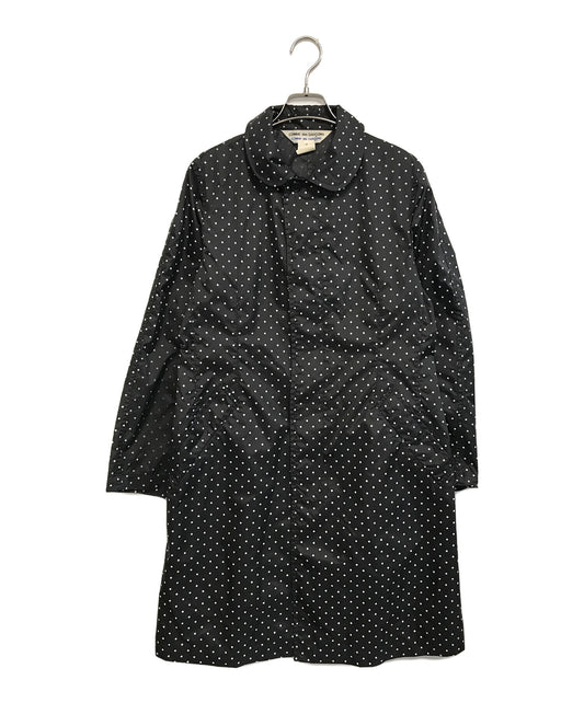 [Pre-owned] COMME des GARCONS COMME des GARCONS Round Collar Dot Stencil Collar Coat S11C004
