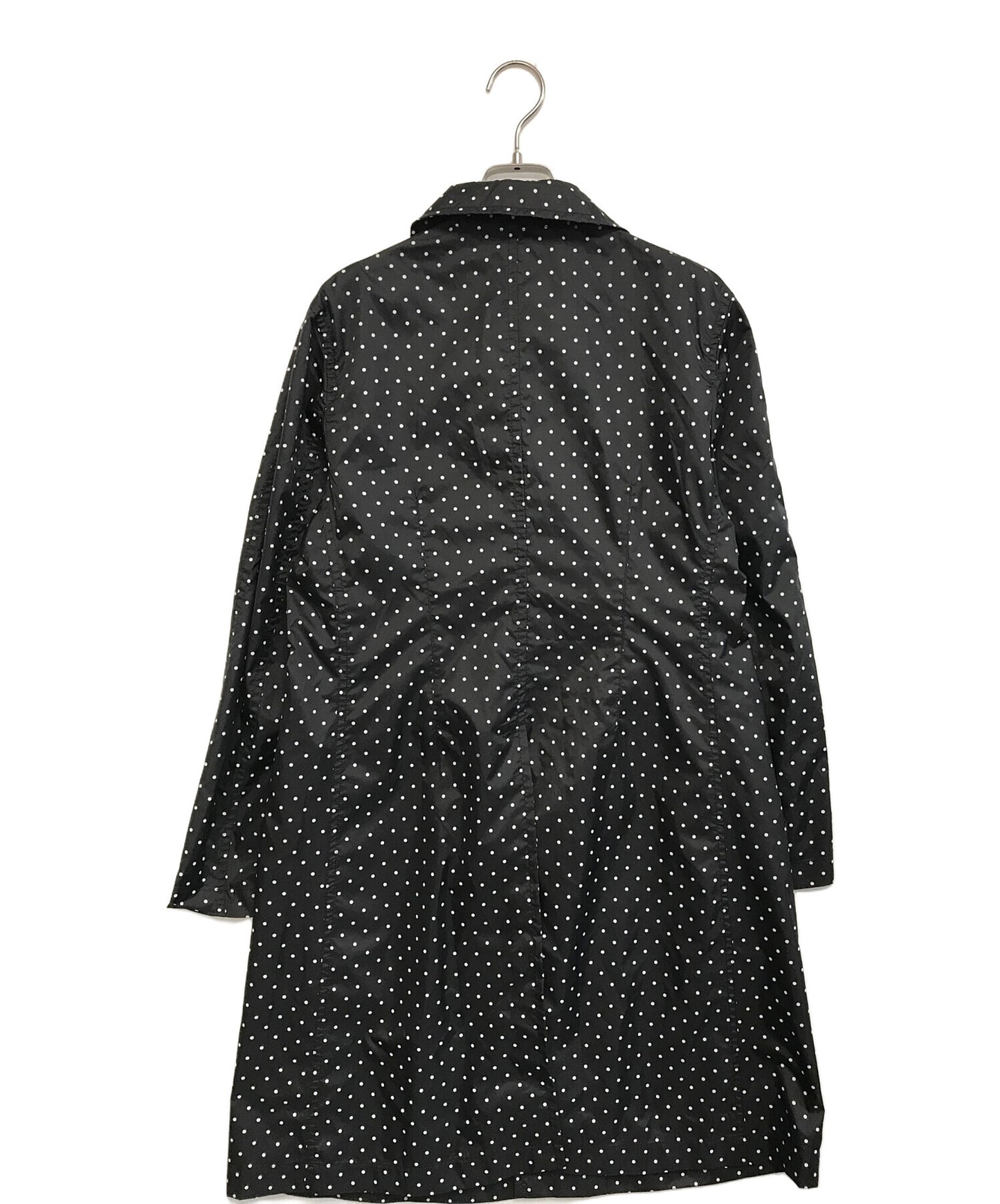 [Pre-owned] COMME des GARCONS COMME des GARCONS Round Collar Dot Stencil Collar Coat S11C004