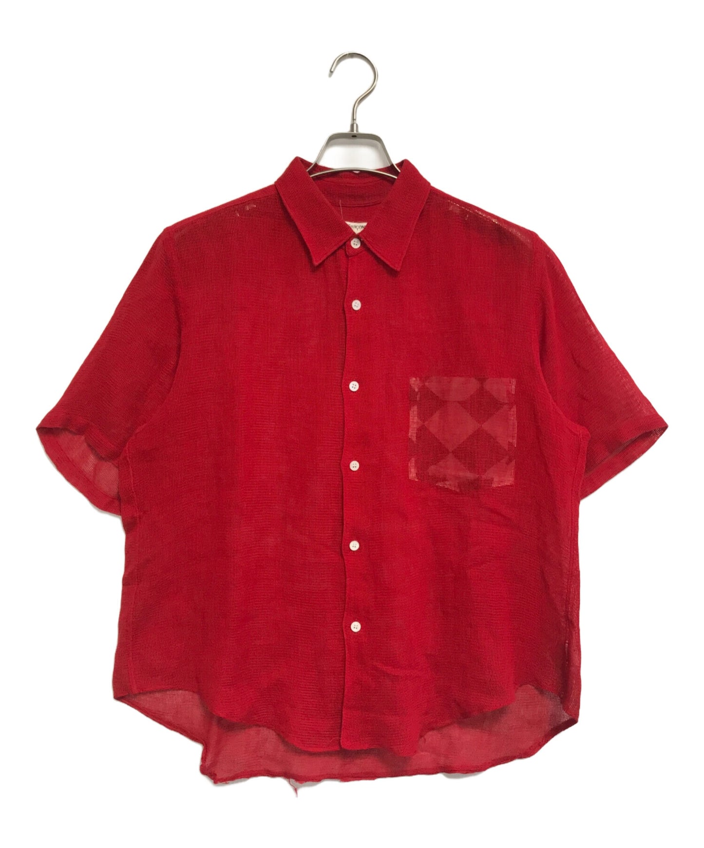 [Pre-owned] COMME des GARCONS HOMME HOMME 90's S/S linen shirt IB-100210