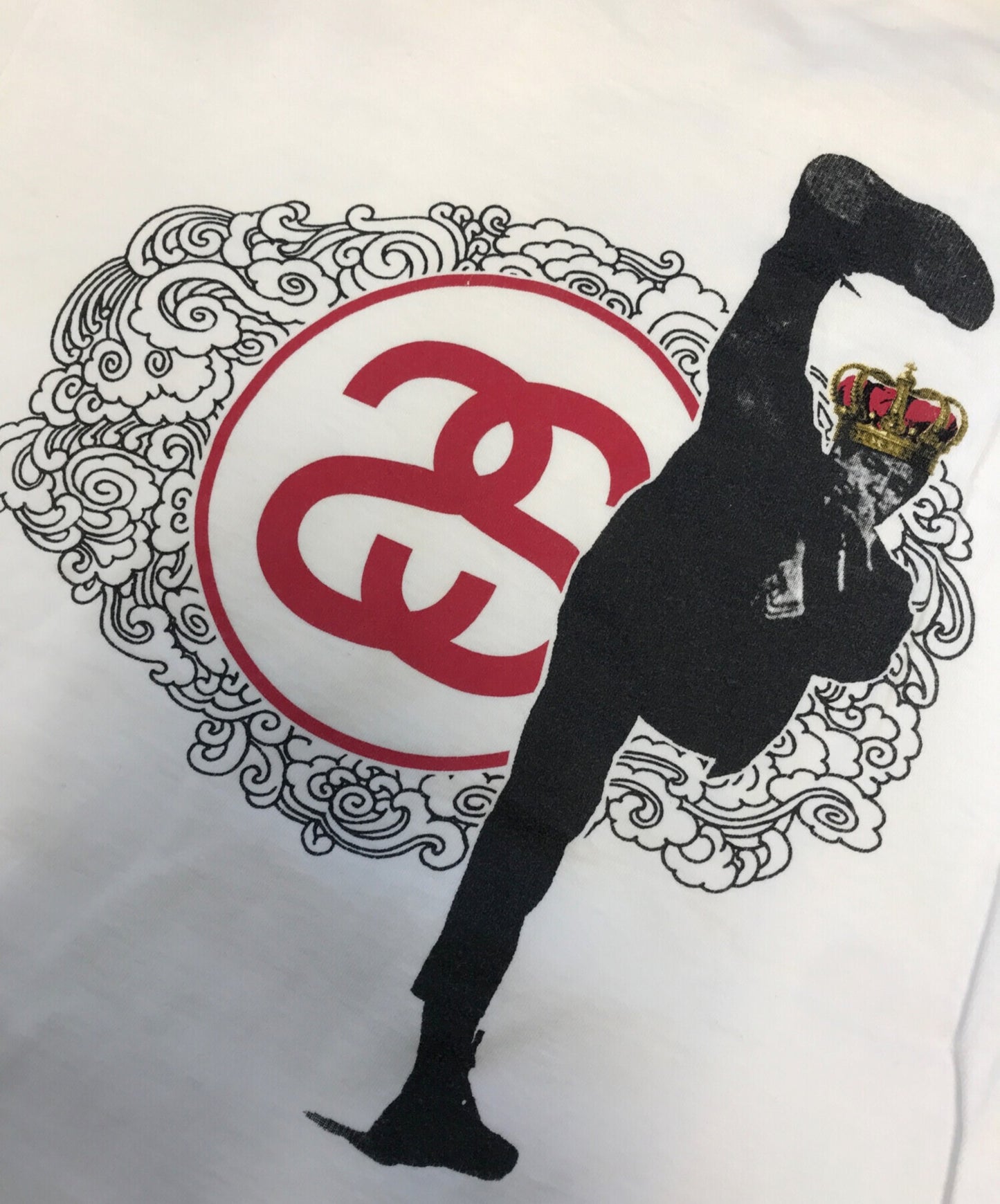 [Pre-owned] stussy T-shirt printed on both sides