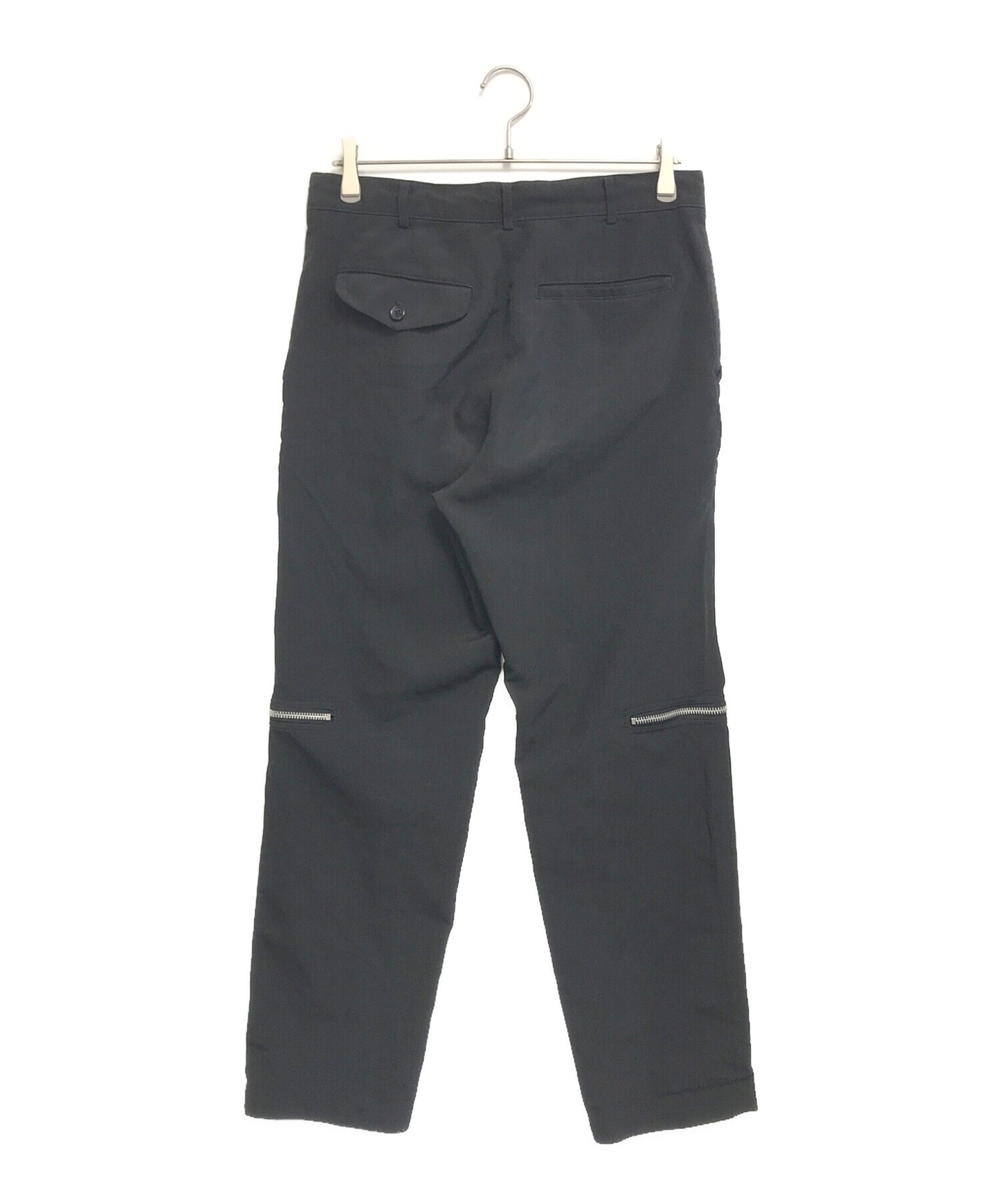 [Pre-owned] BLACK COMME des GARCONS Poly Shrink Zip Design Pants 1A-P068