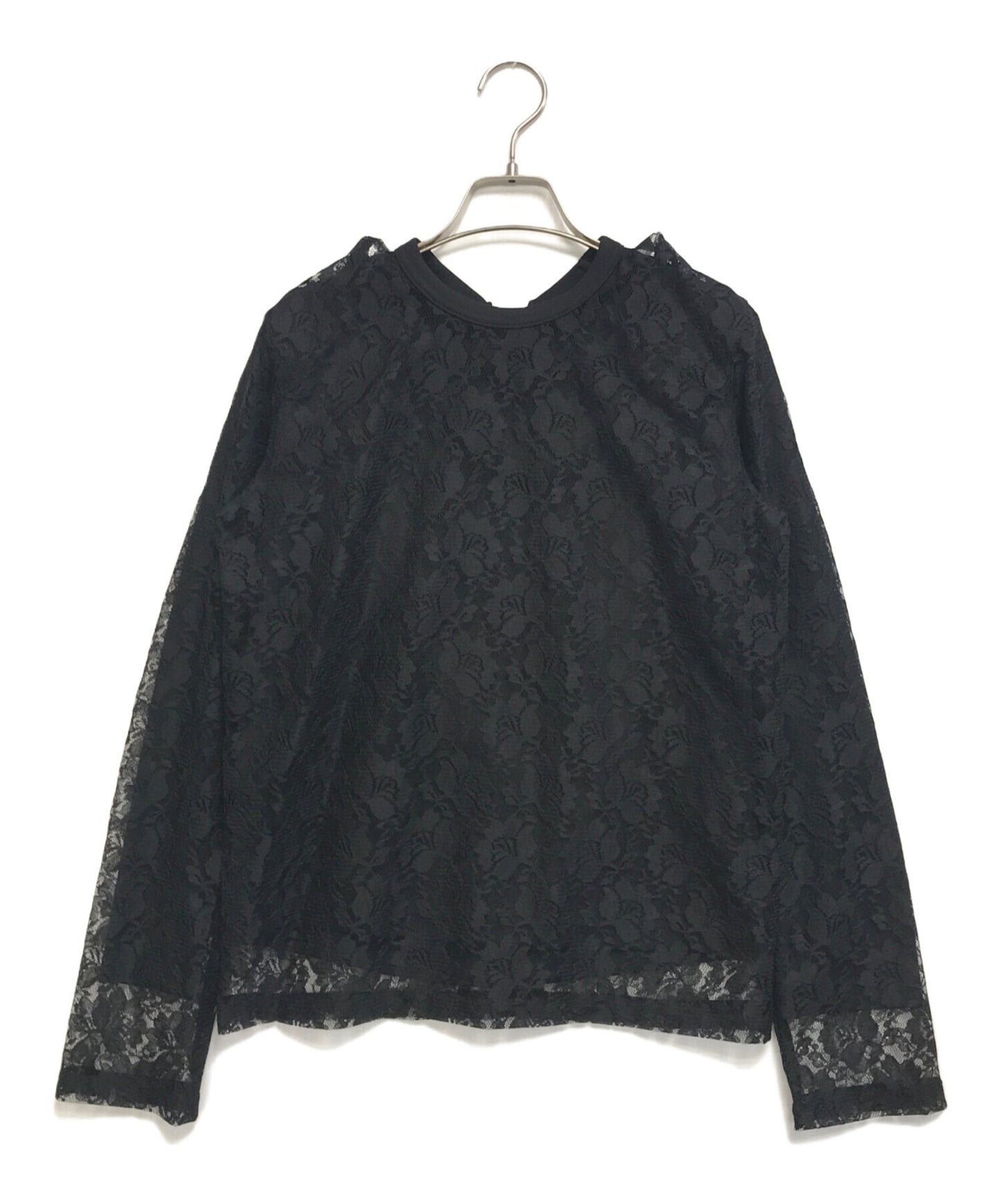 [Pre-owned] COMME des GARCONS Raschel Lace Long Sleeve Shirt RJ-T011