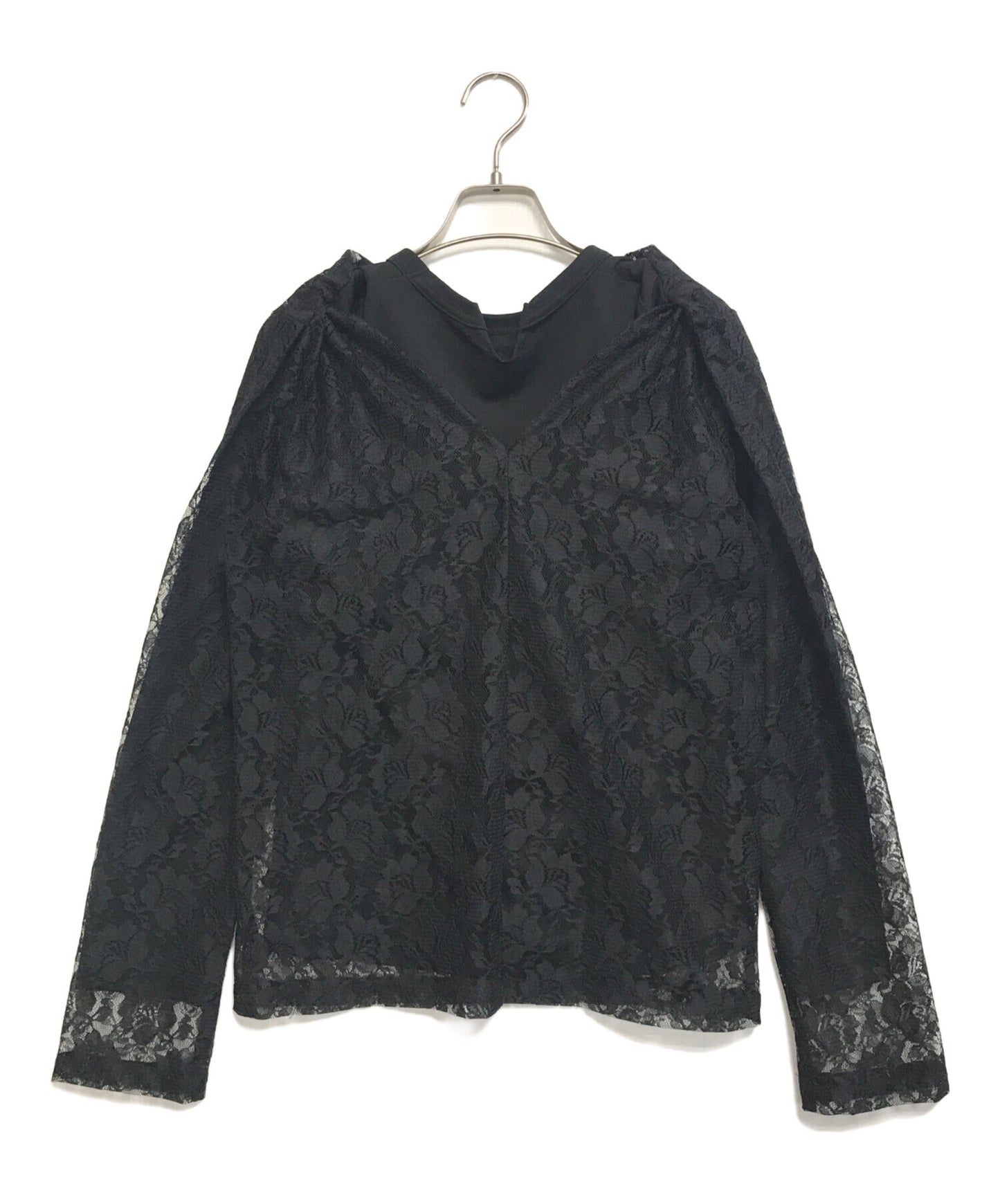[Pre-owned] COMME des GARCONS Raschel Lace Long Sleeve Shirt RJ-T011