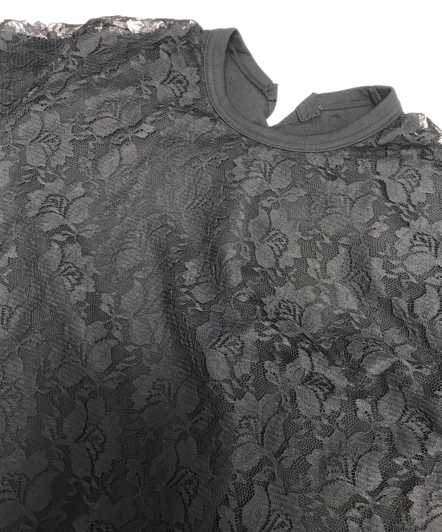 [Pre-owned] COMME des GARCONS Raschel Lace Long Sleeve Shirt RJ-T011