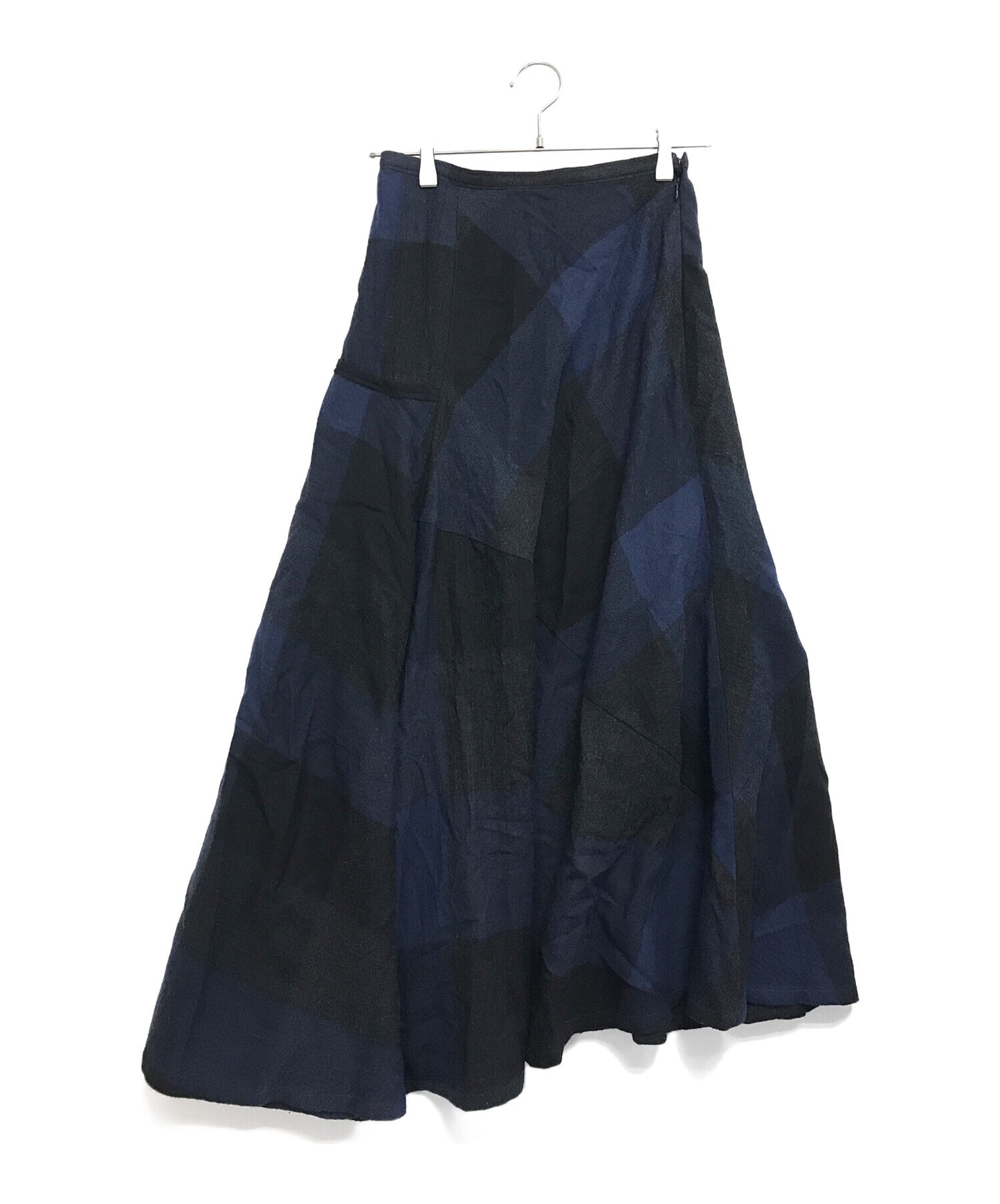 [Pre-owned] yohji yamamoto+noir checked skirt NK-S19-117