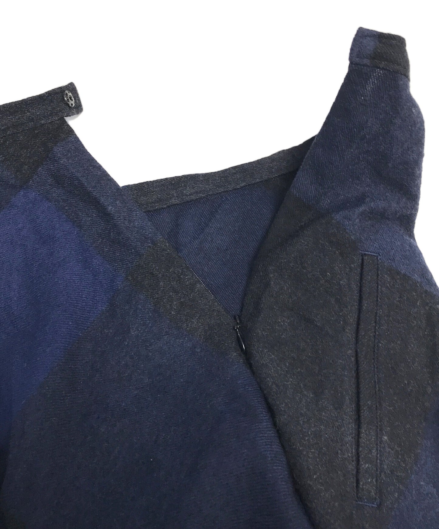 [Pre-owned] yohji yamamoto+noir checked skirt NK-S19-117
