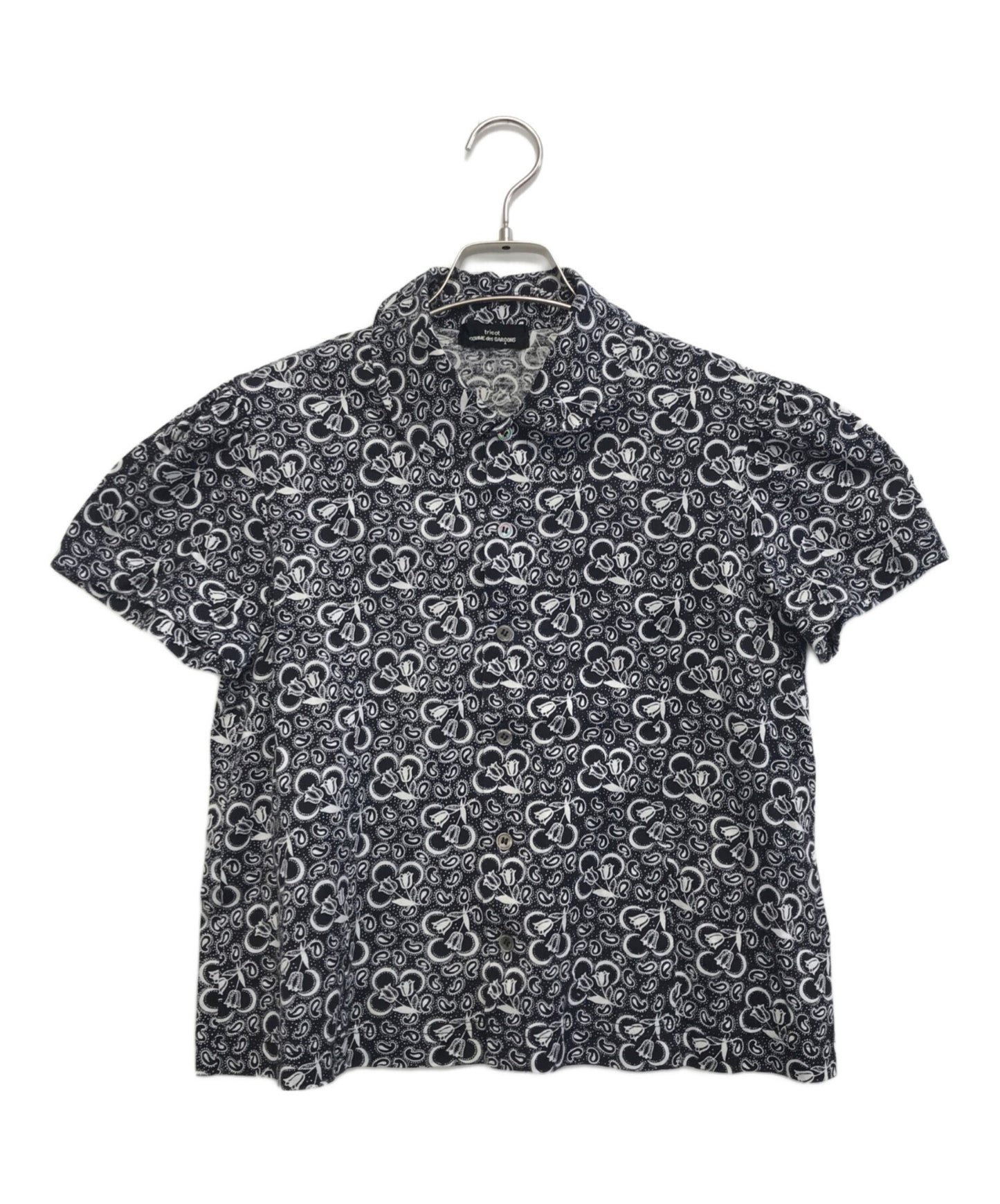 [Pre-owned] tricot COMME des GARCONS Paisley Pattern Round Collar Shirt TC-T005