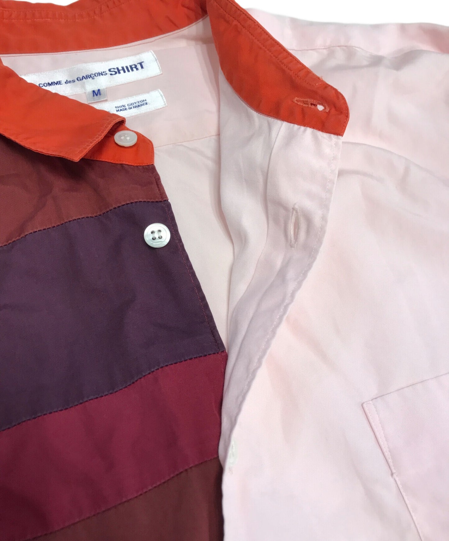 [Pre-owned] COMME des GARCONS SHIRT Switched Patchwork Shirt