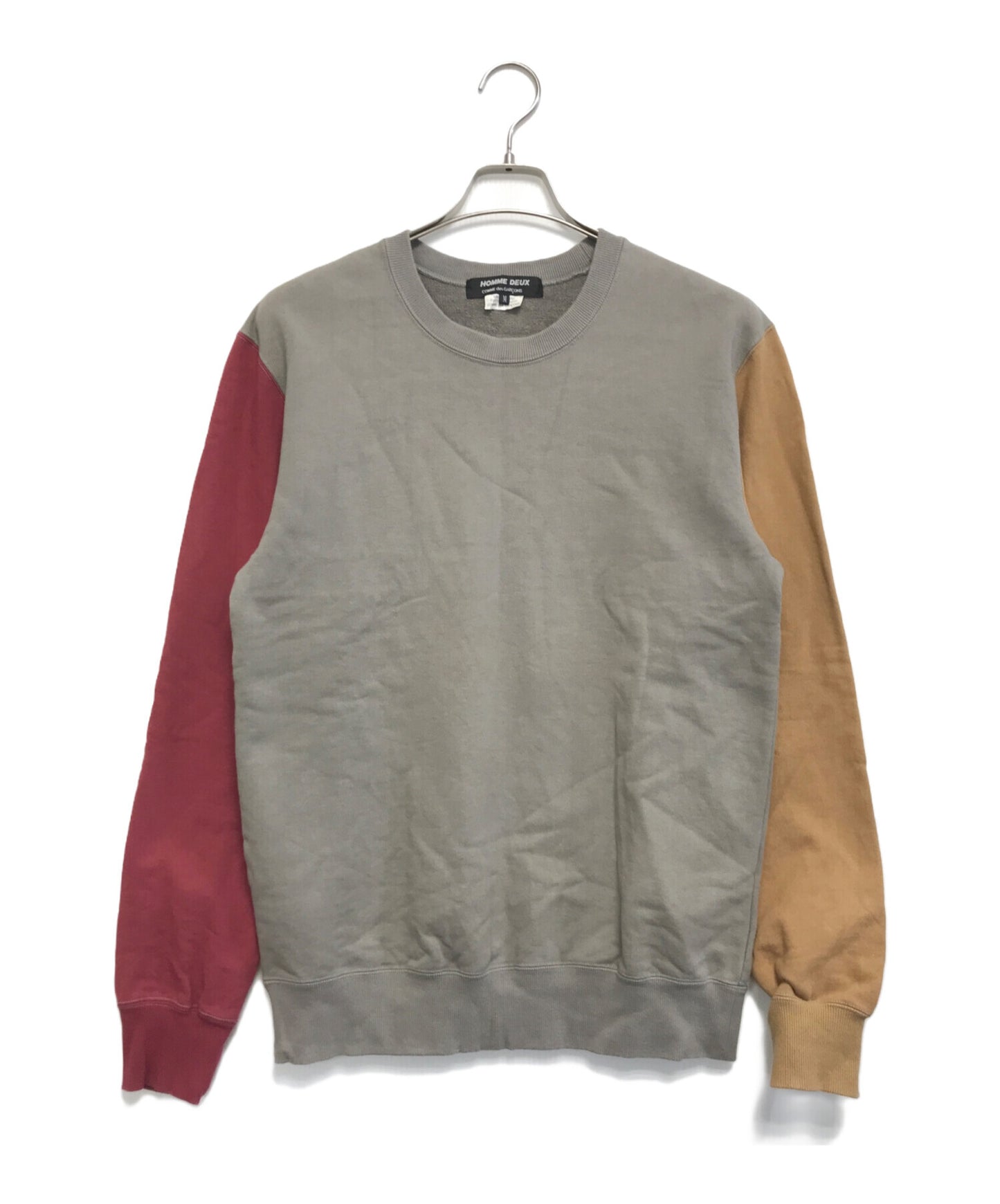[Pre-owned] COMME des GARCONS HOMME DEUX Sleeve Switching Sweatshirt DF-T008