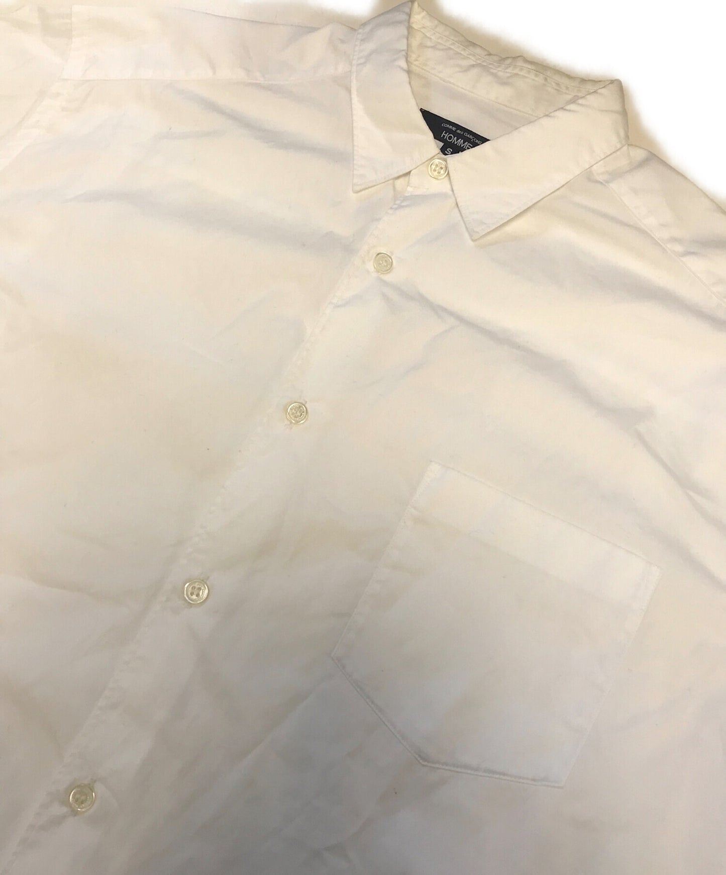 [Pre-owned] COMME des GARCONS HOMME cotton broadcloth shirt HO-B102