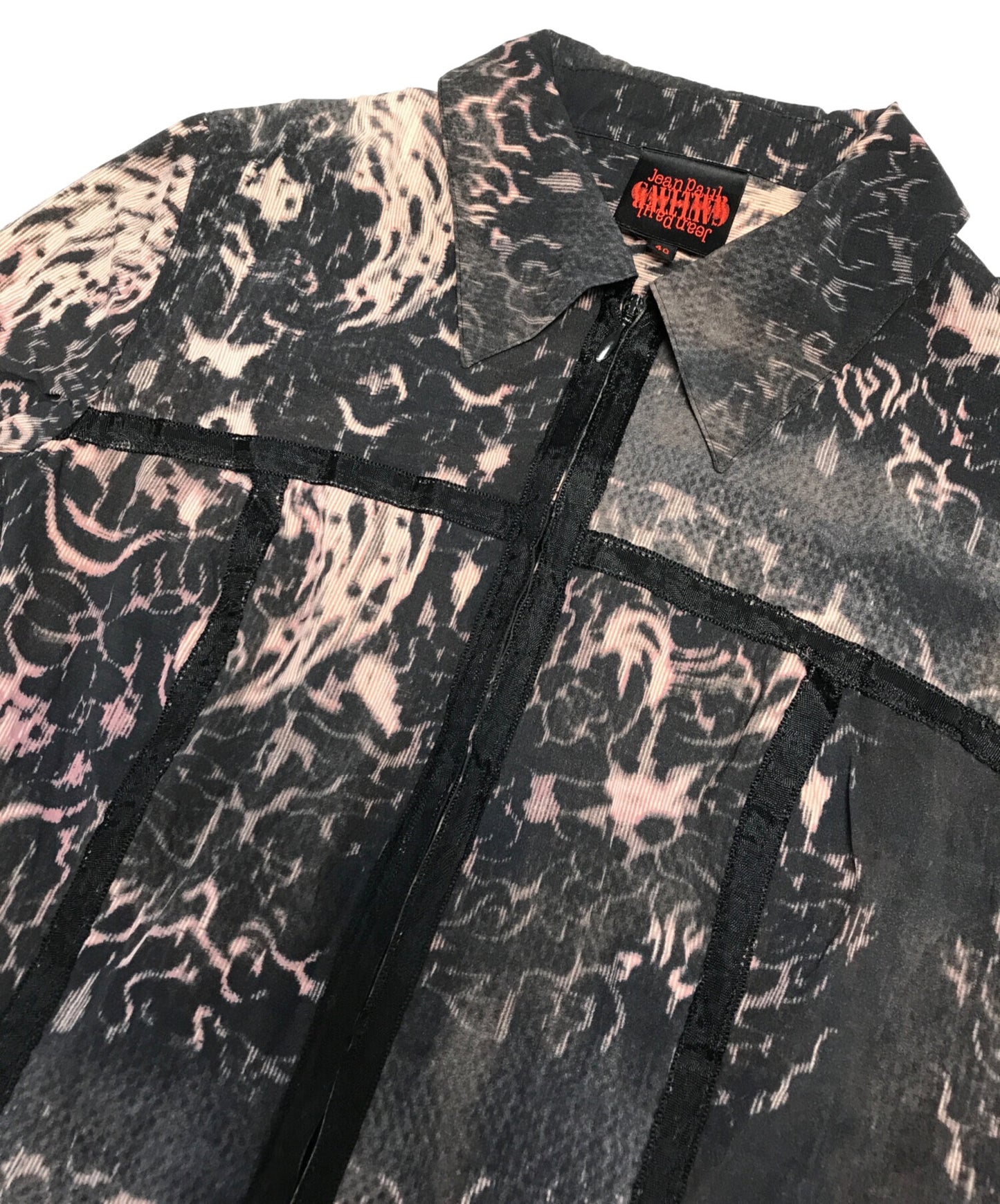 [Pre-owned] Jean Paul GAULTIER Second skin all-over zip jacket 390712