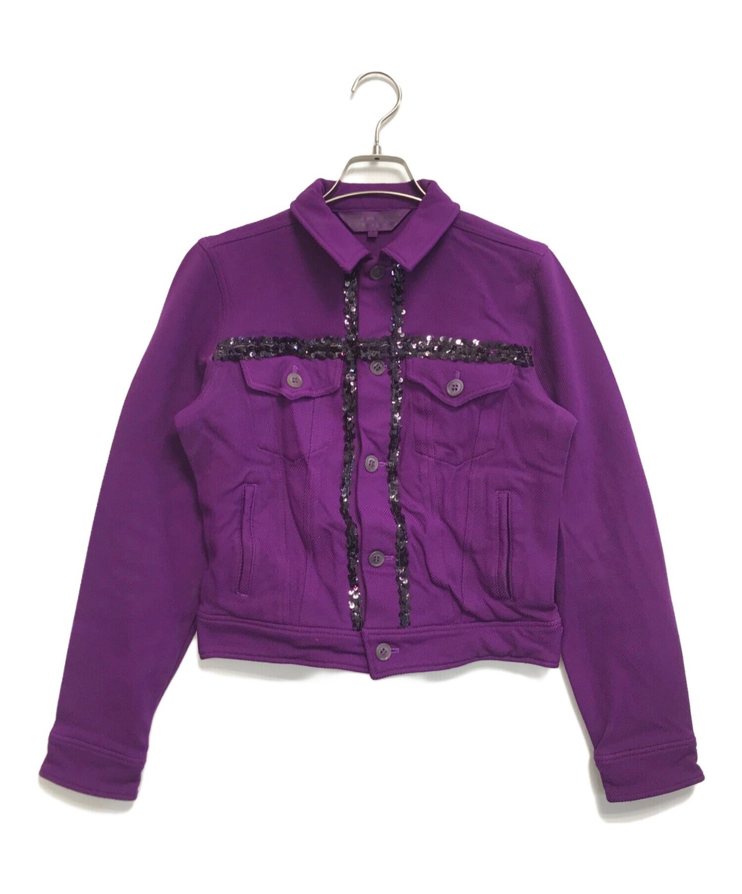[Pre-owned] COMME des GARCONS COMME des GARCONS Sequined Trucker Jacket RP-J015