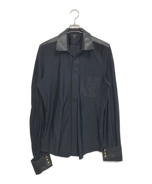 [Pre-owned] Jean Paul Gaultier homme Leather cut-out shirt
