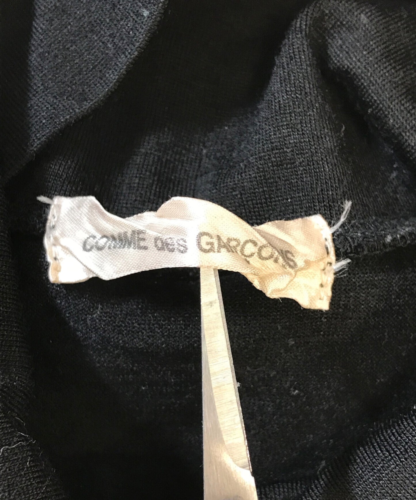 [Pre-owned] COMME des GARCONS Mesh-Switched Turtleneck Cut and Sewn GN-T073