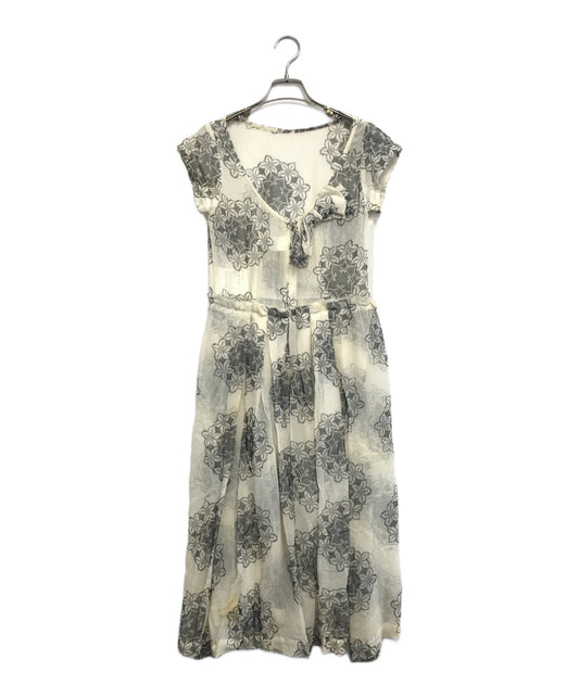 [Pre-owned] COMME des GARCONS COMME des GARCONS Sleeveless Floral Pattern Dress S9OP07