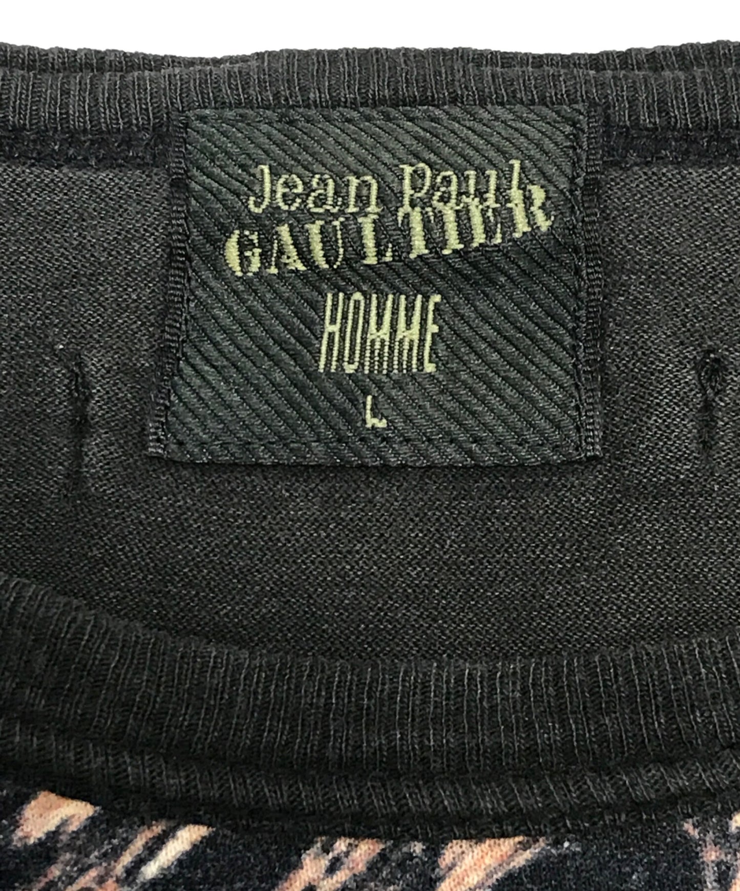 [Pre-owned] Jean Paul Gaultier homme Switched Print T-Shirt