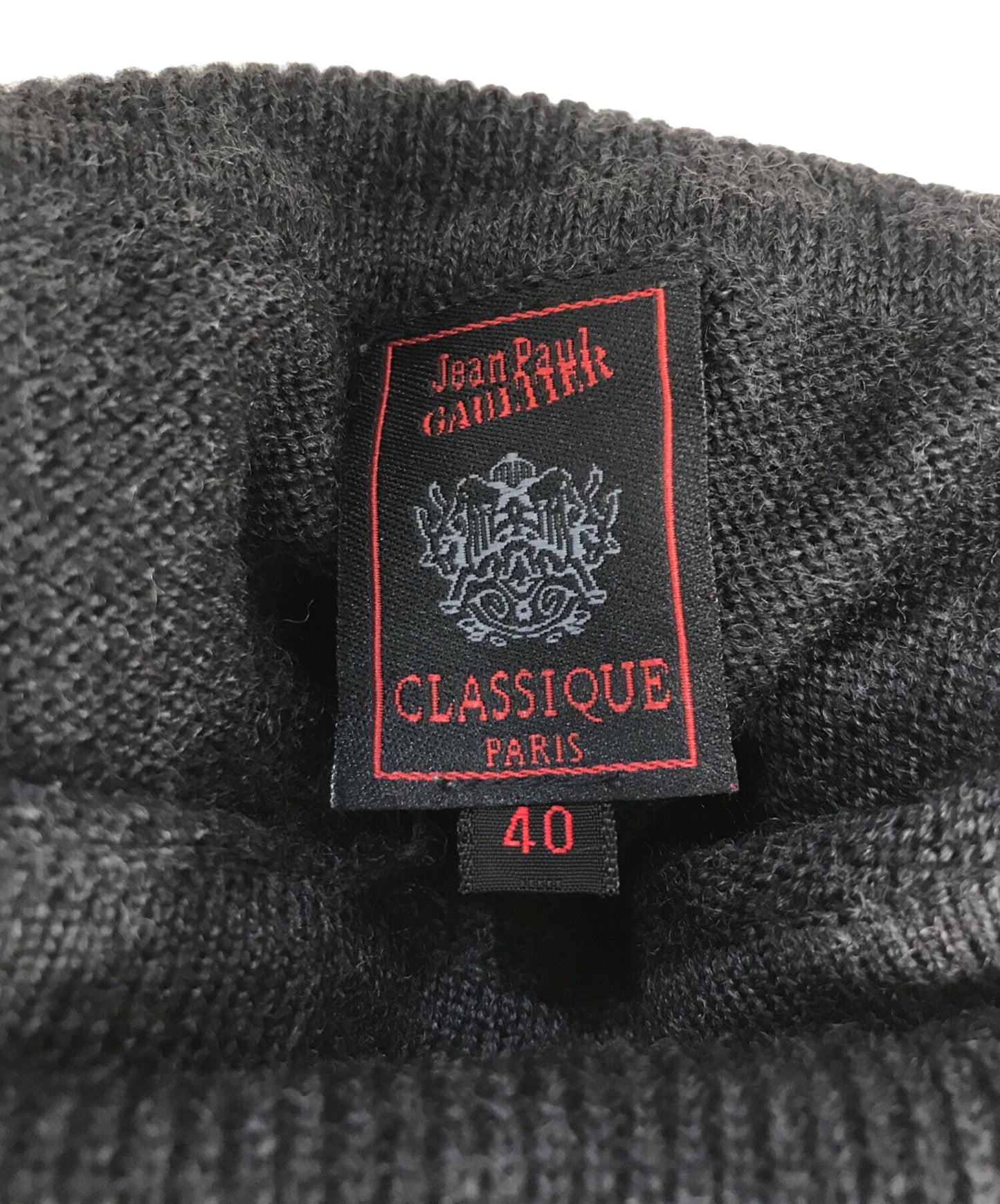 [Pre-owned] Jean Paul GAULTIER CLASSIQUE Turtleneck knit with belt