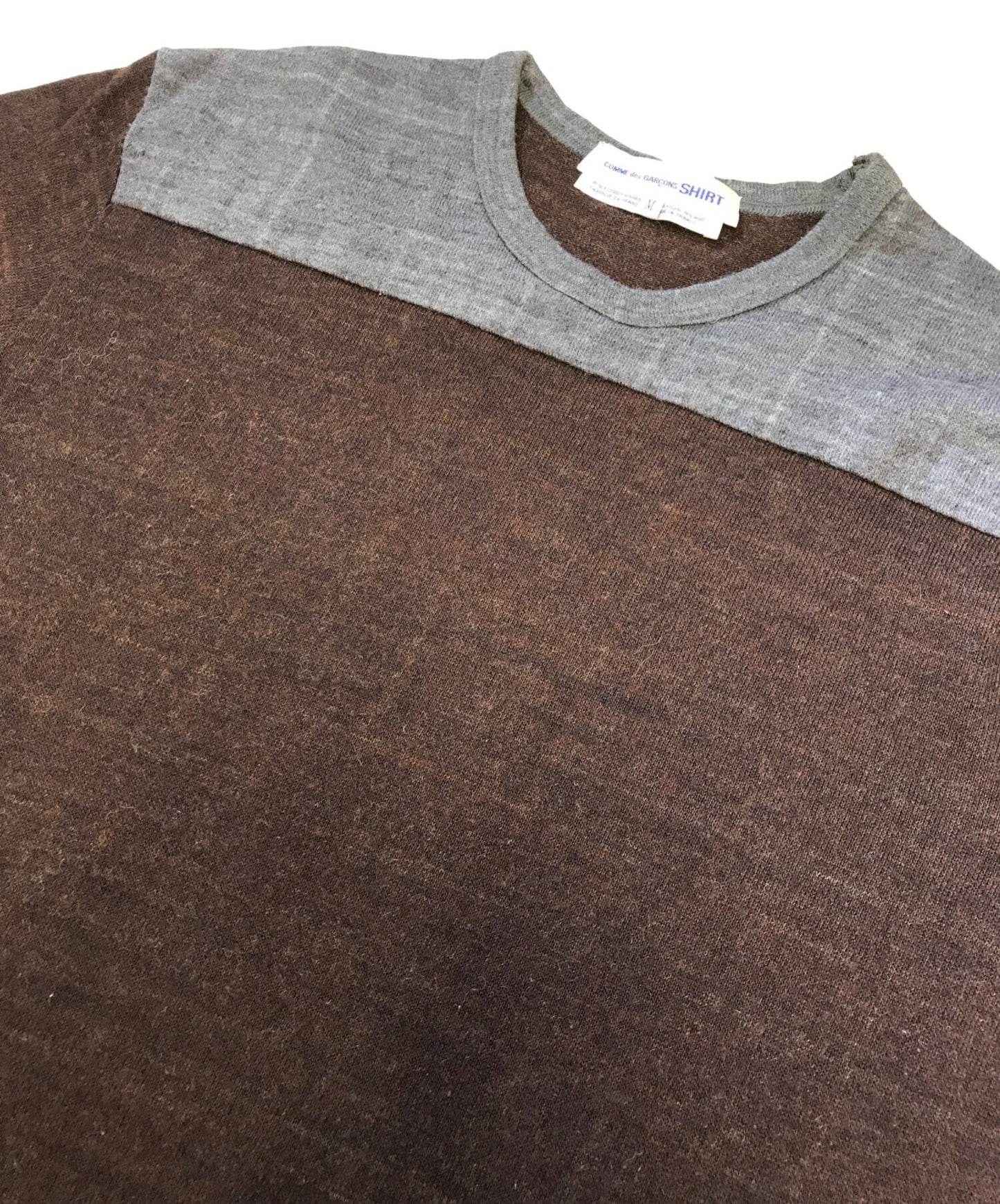 [Pre-owned] COMME des GARCONS SHIRT bicolor knit